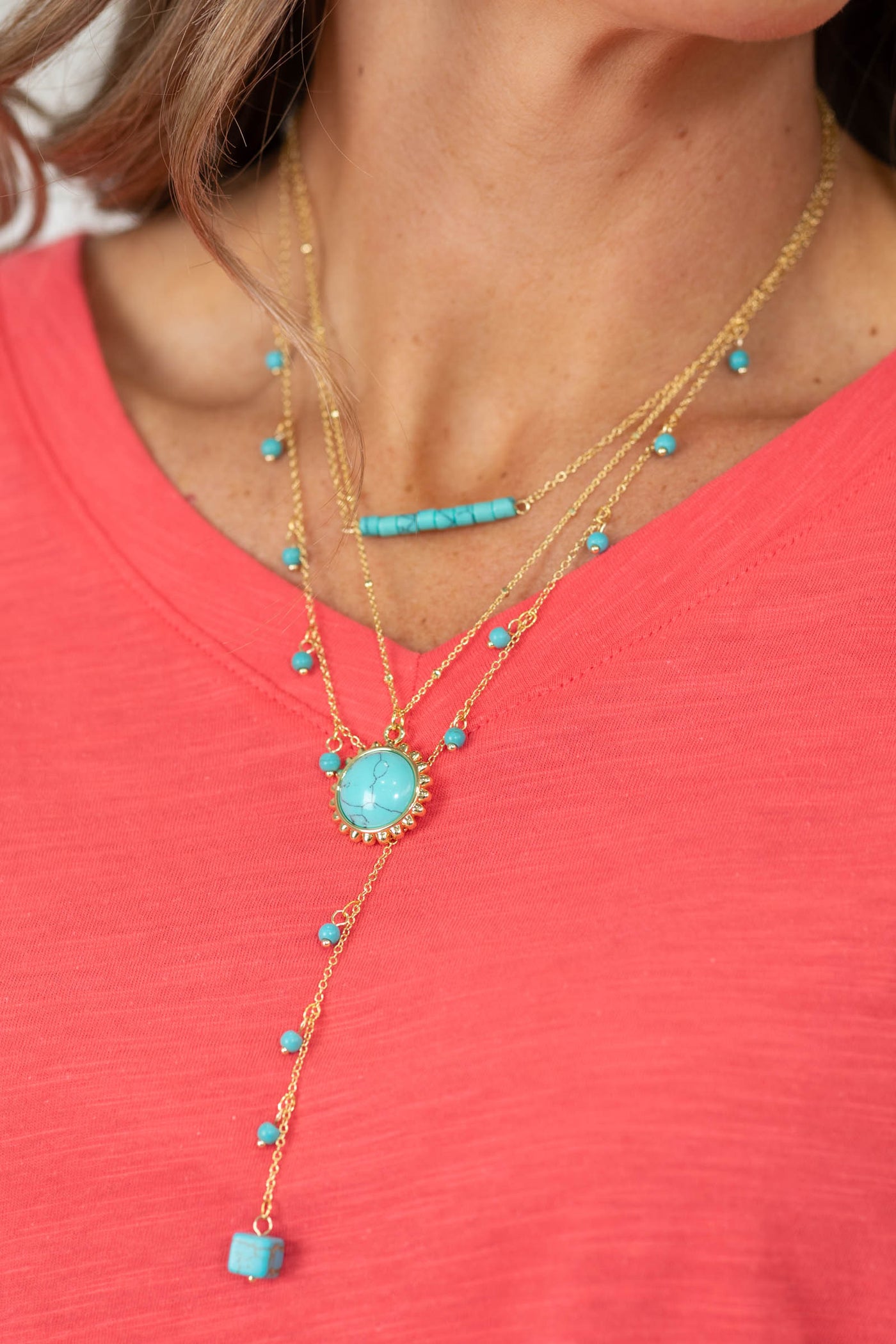 Turquoise Harmony Layered Necklace