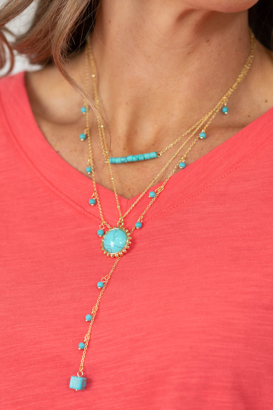 Turquoise Harmony Layered Necklace