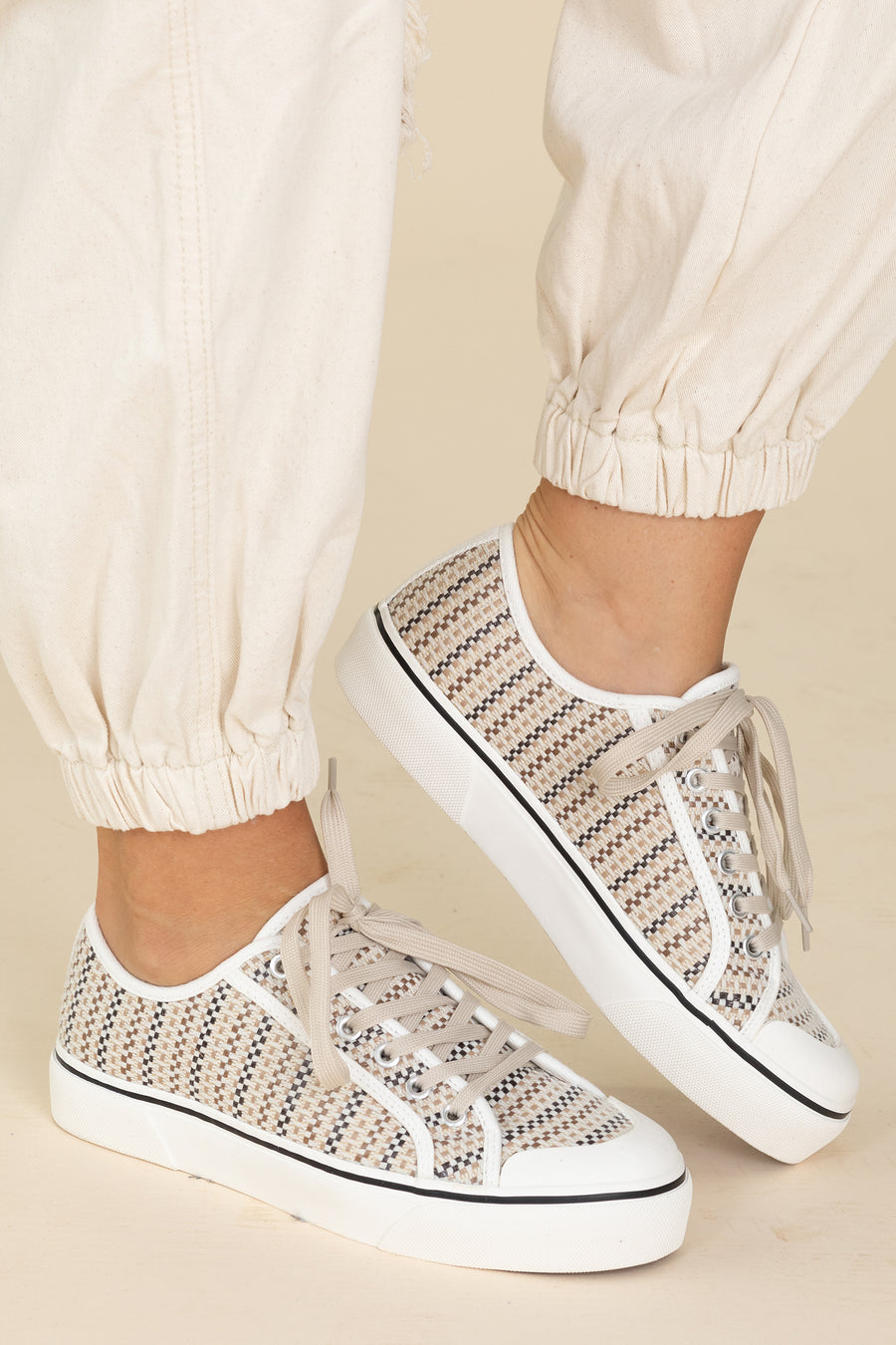 Corkys Tan Combo Lace Up Sneaker