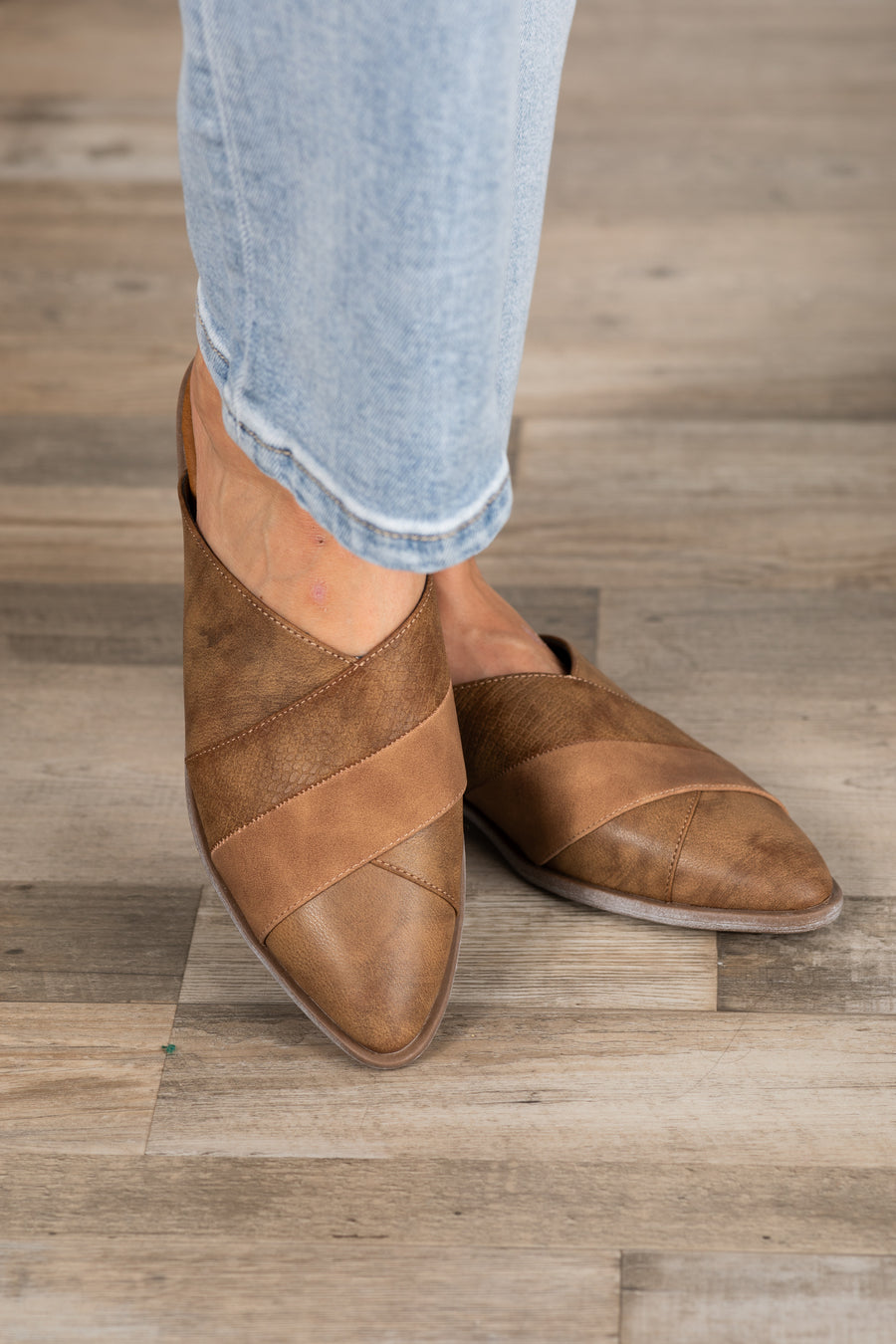 Blowfish Light Brown Slip-On Mule