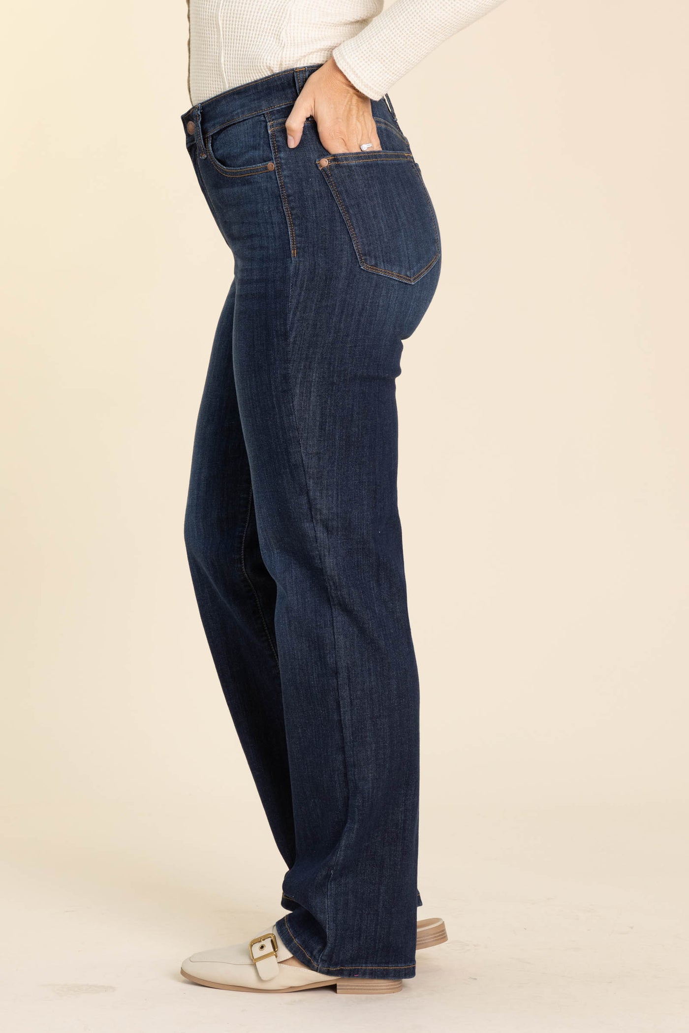 Judy Blue Dark Wash Straight Jeans