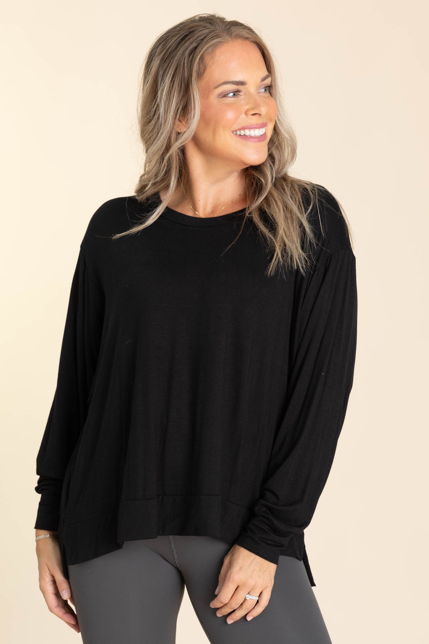 Super Soft Basic Dolman Sleeve Top