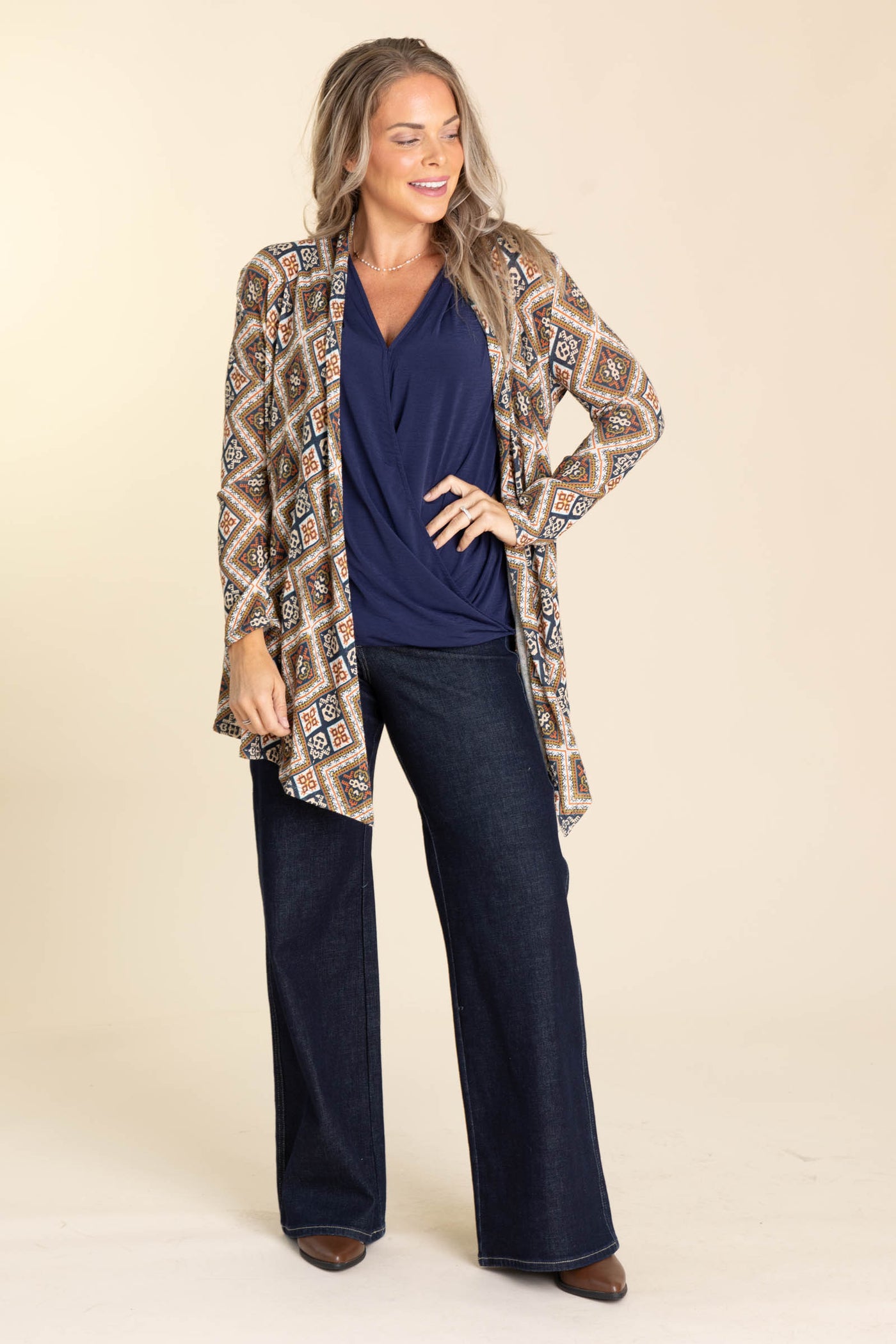 Surplice Wrinkle Free Tank Top