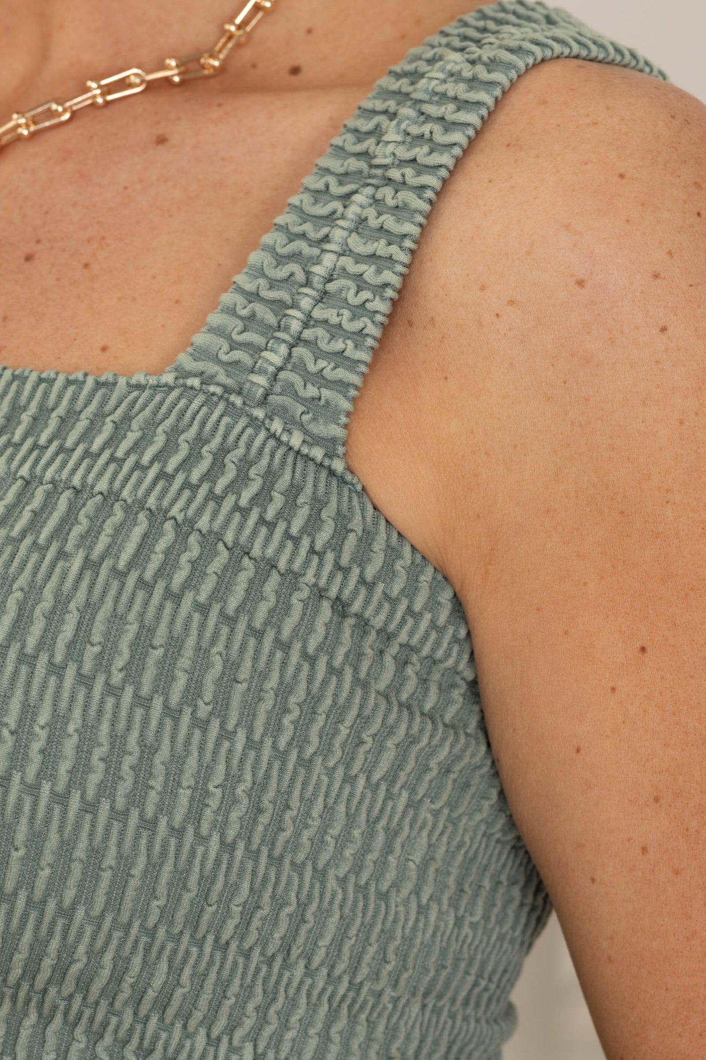 Seamless Textured Washed Tank Tops