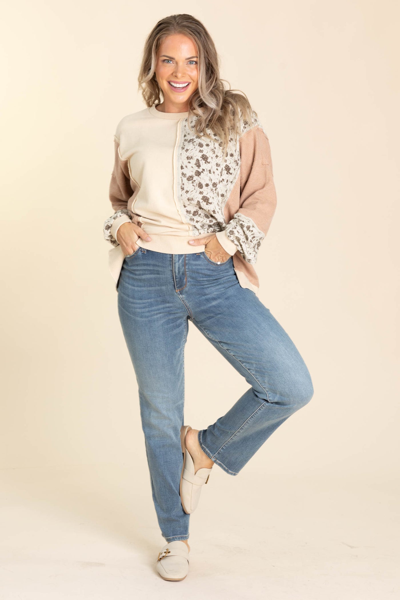 Judy Blue Work It Med Wash Straight Leg Jeans