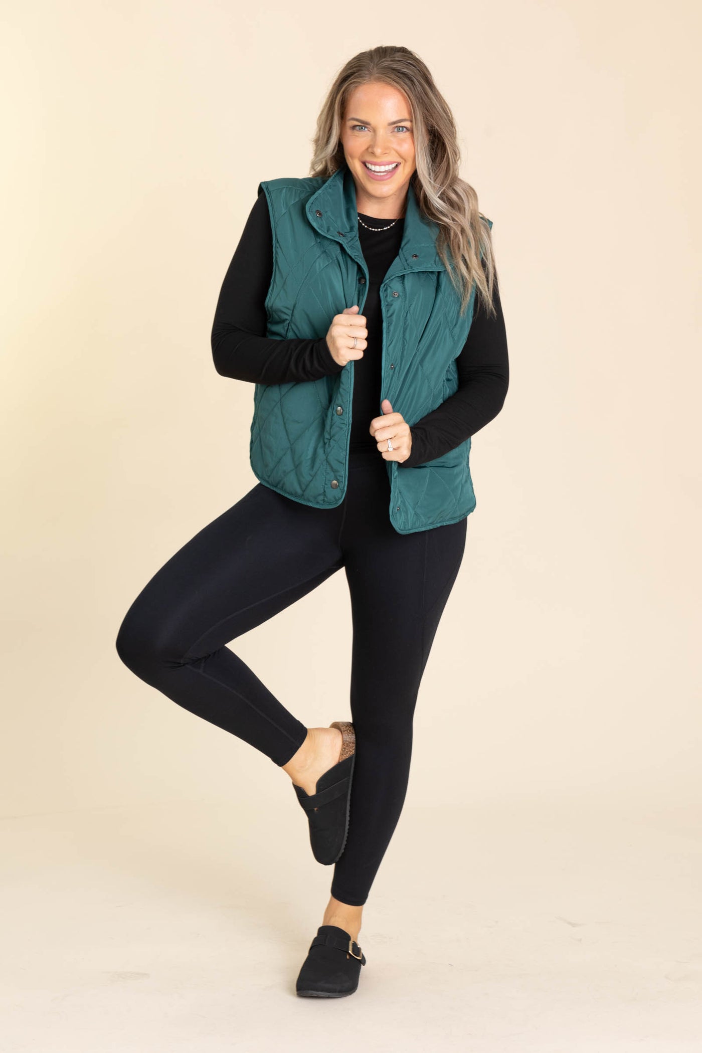 Quilted Puffer Vests With Full Lining