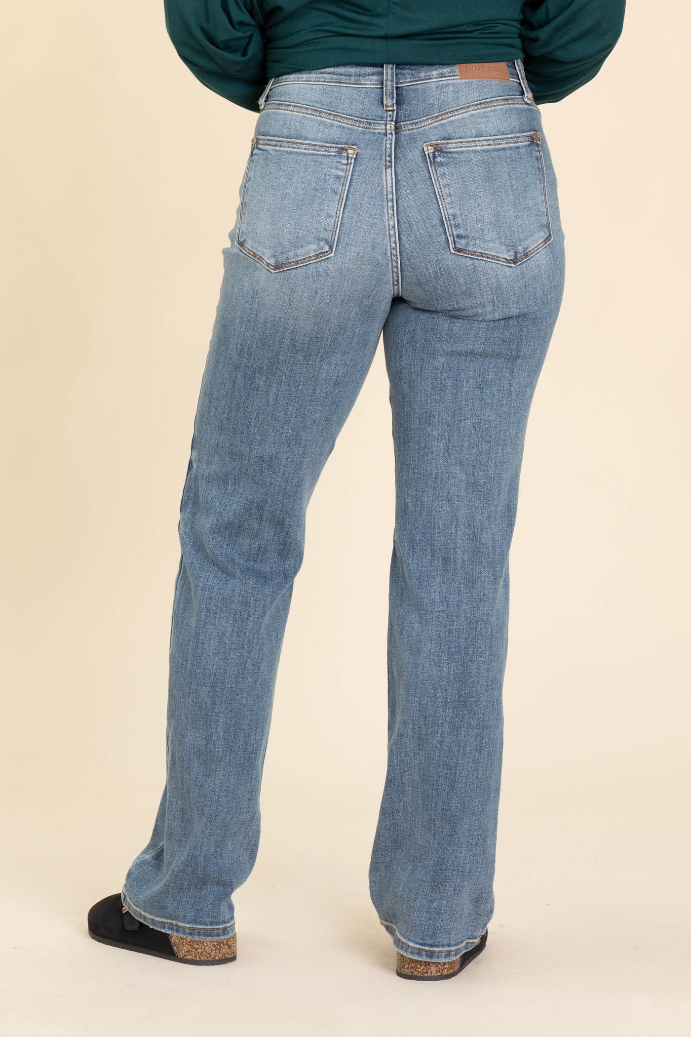 Judy Blue High Waist Dad Straight Jeans