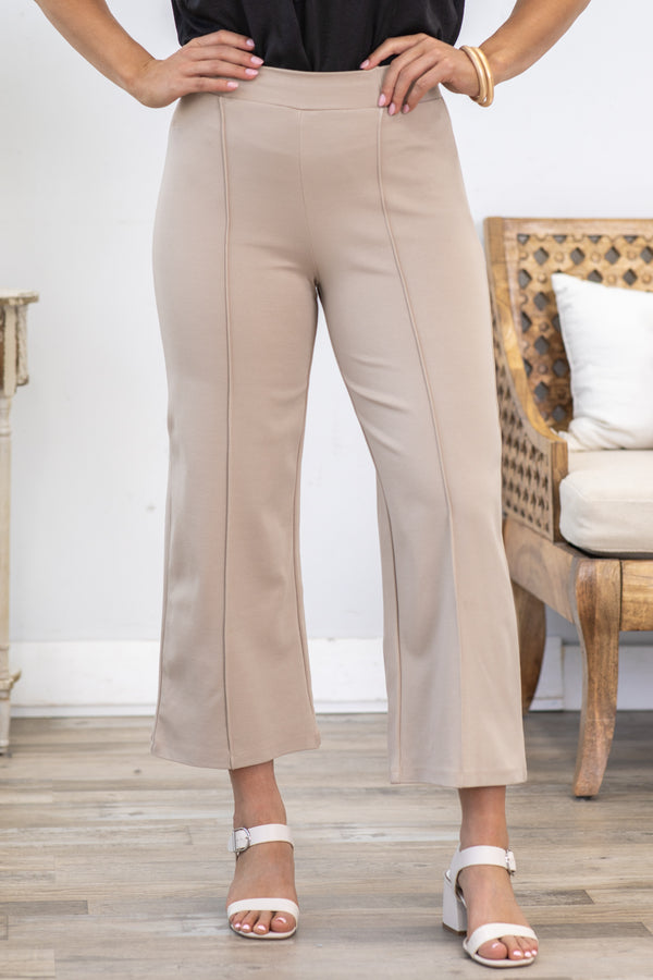 SAGE + FIG Wide Leg Cropped Pants