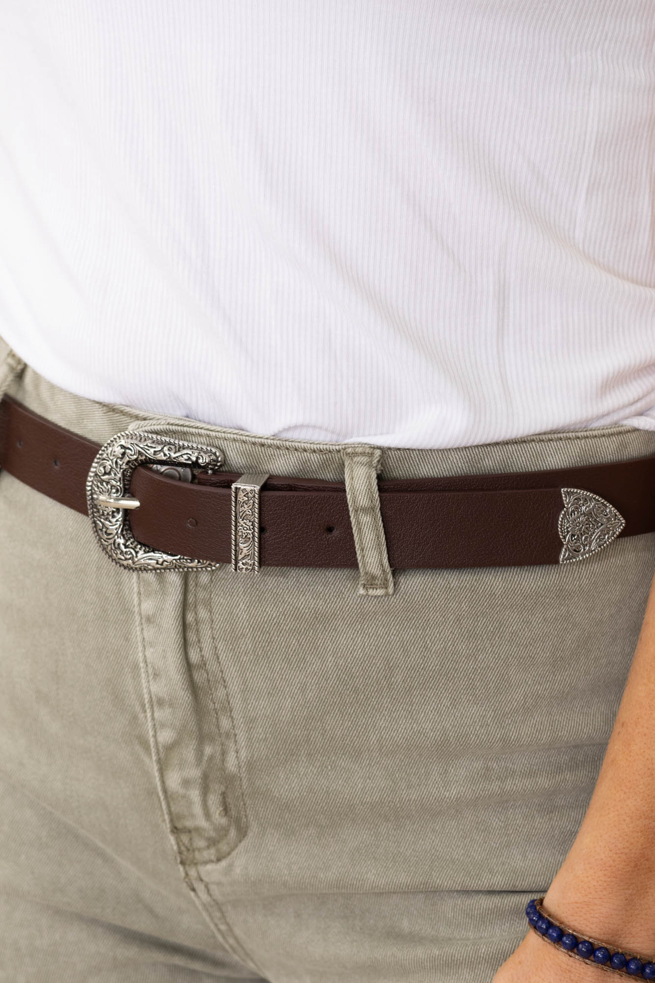 Silver Western Buckle Belts