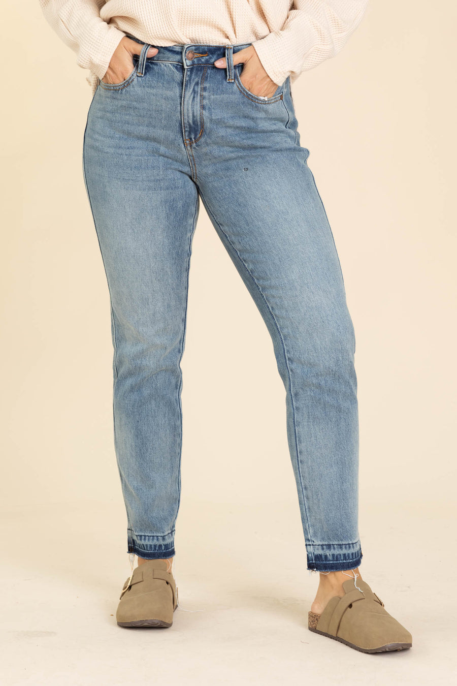 Rigid Magic Release Hem Jeans