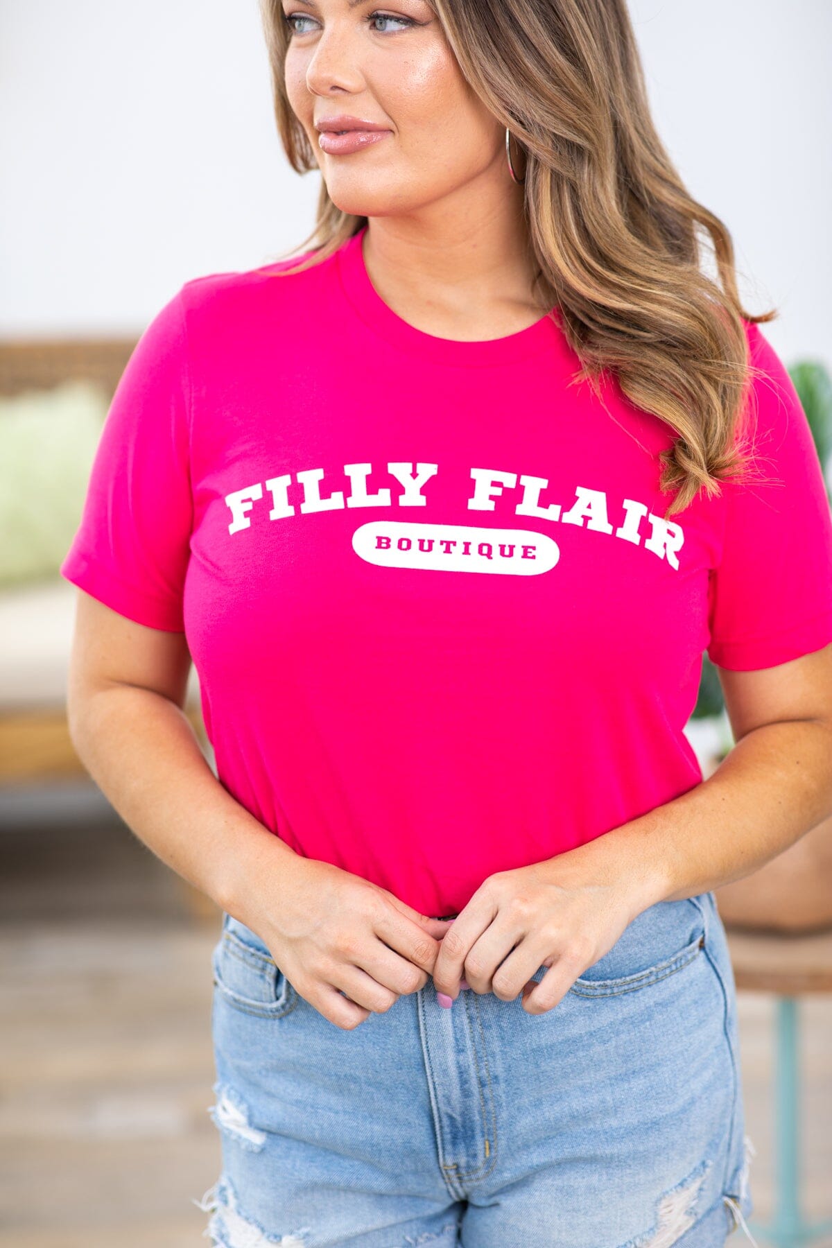 Hot Pink Filly Flair Graphic Tee - Filly Flair