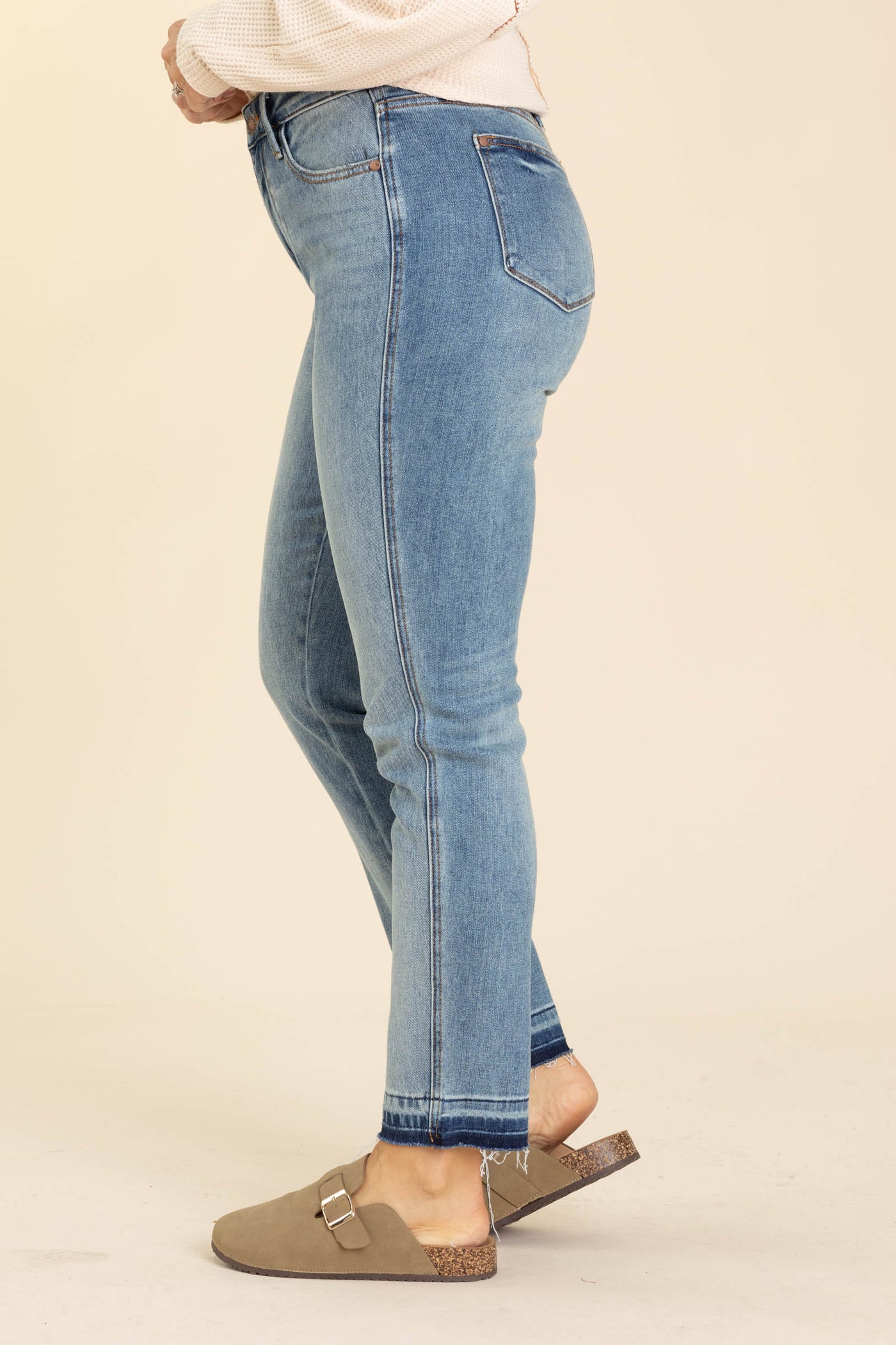 Rigid Magic Release Hem Jeans