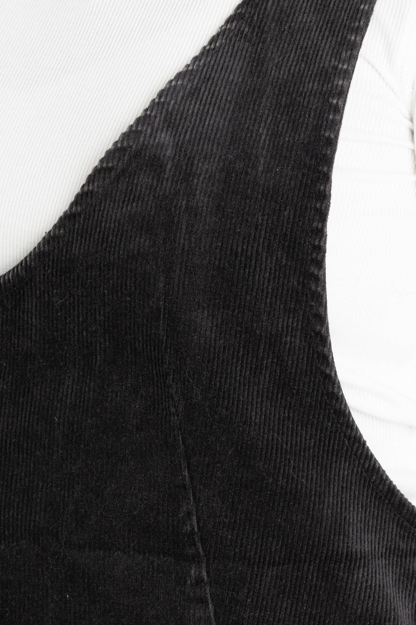 Black Washed Corduroy Jumper