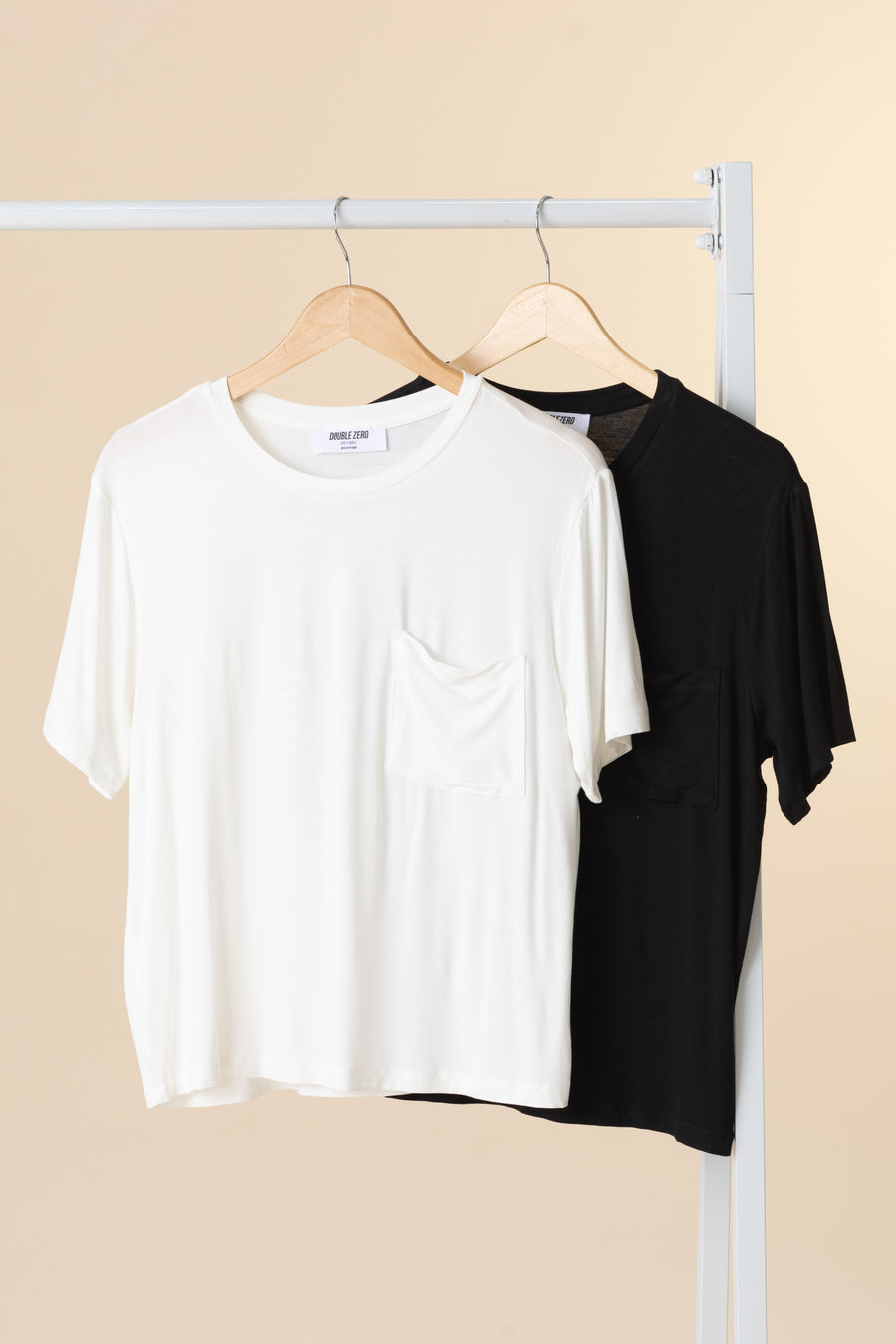 Basic Oversized Knit Pocket Tee