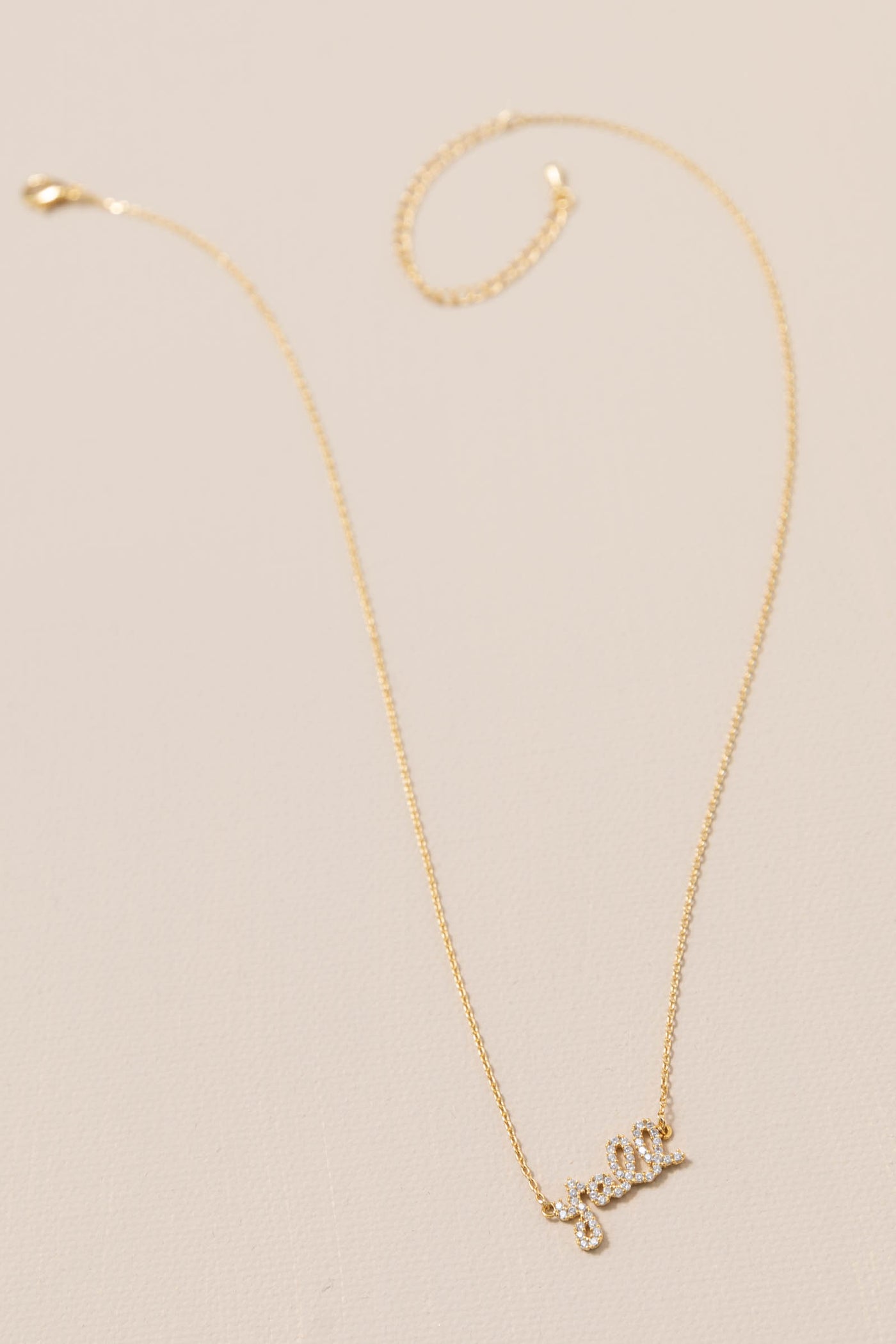 Western Y'all Pave Necklace