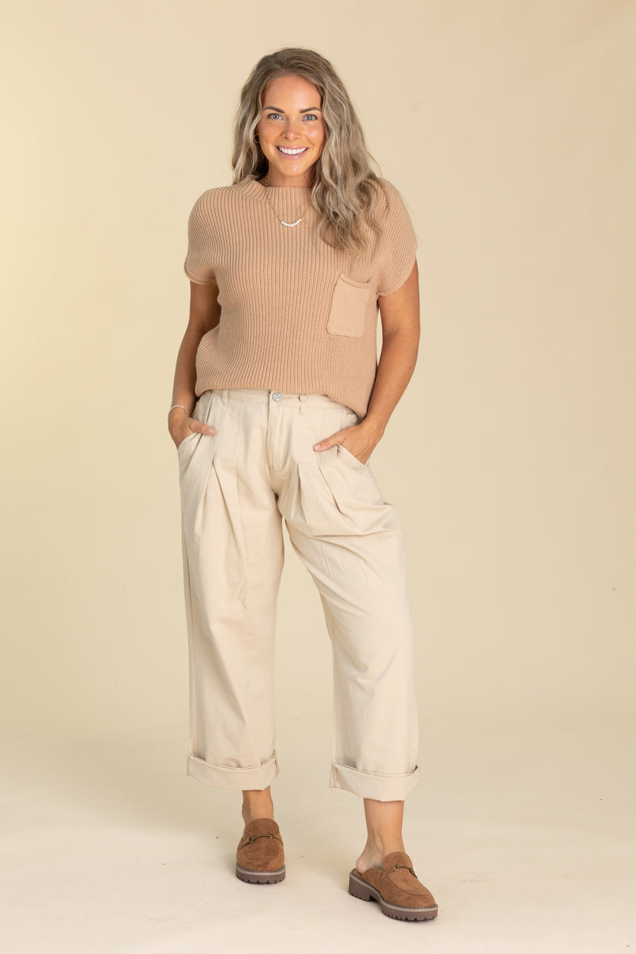 POL Twill Cotton Pants