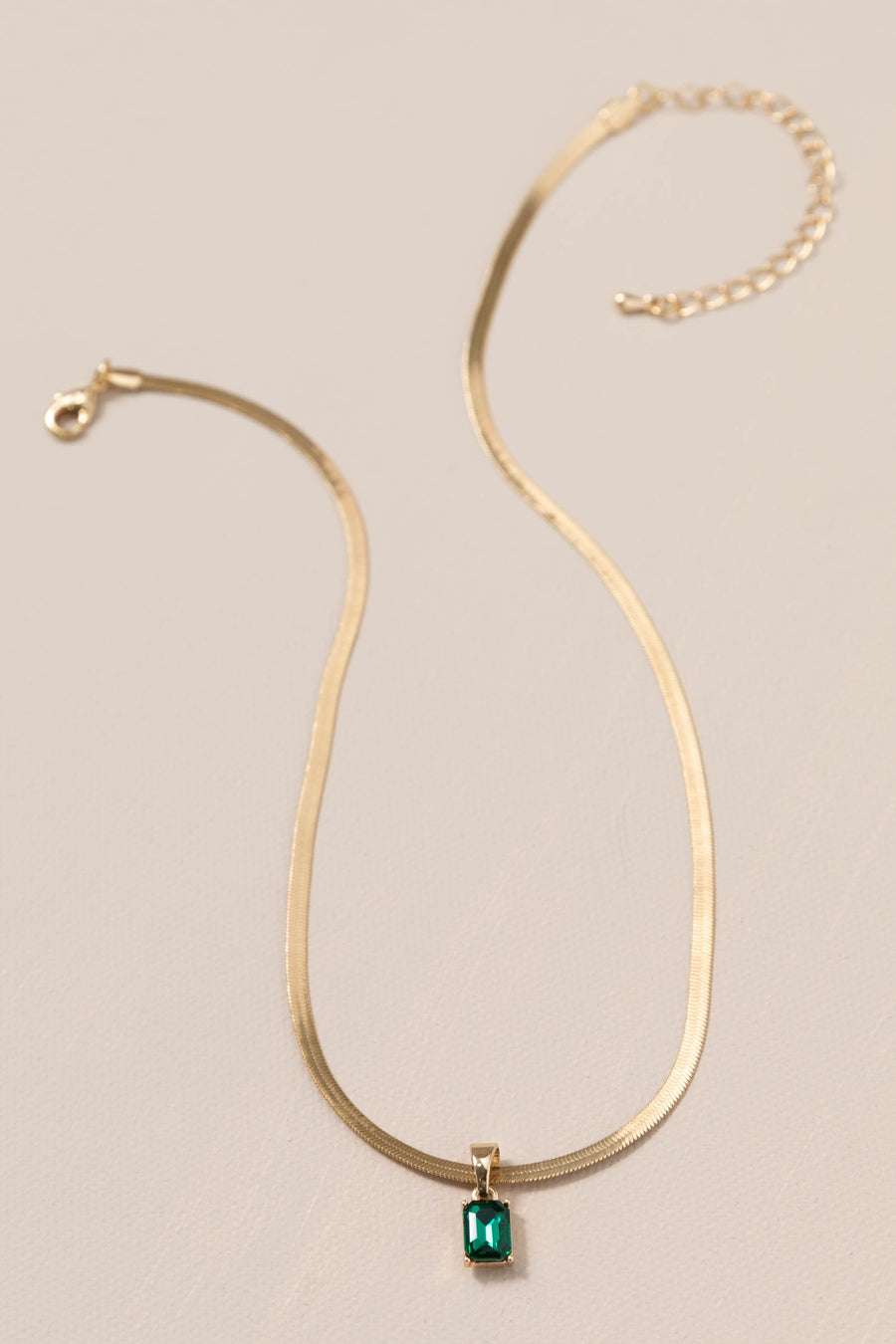 Lottie's Colorful Herringbone Necklace