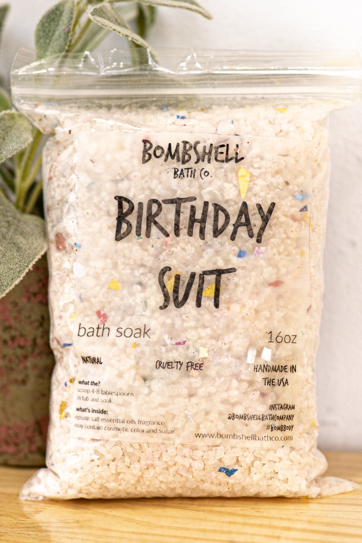 Off White Cake Scent Epsom Salt Bath Soak - Filly Flair