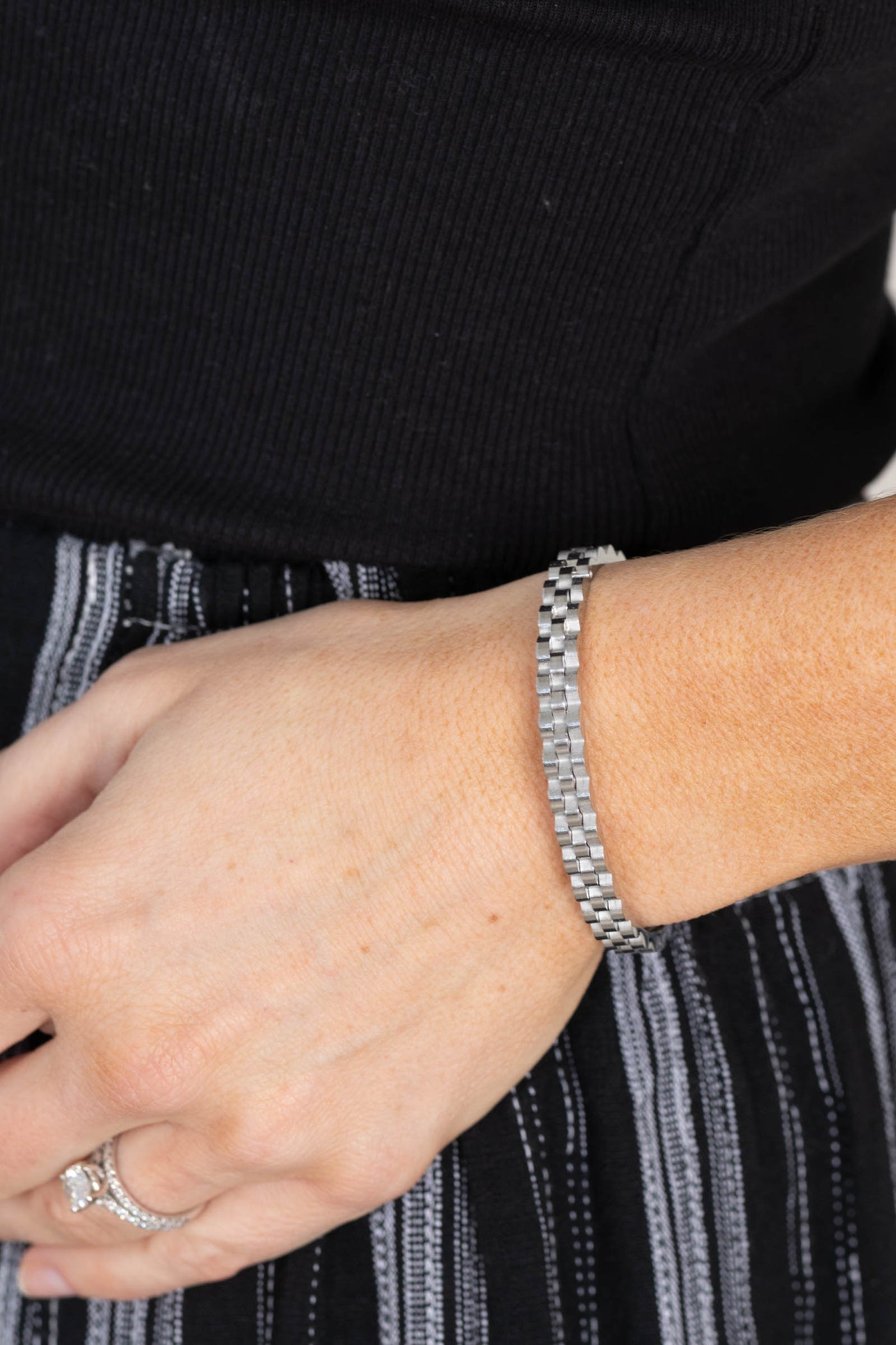 Jubilee Chain Link Bangle Bracelet