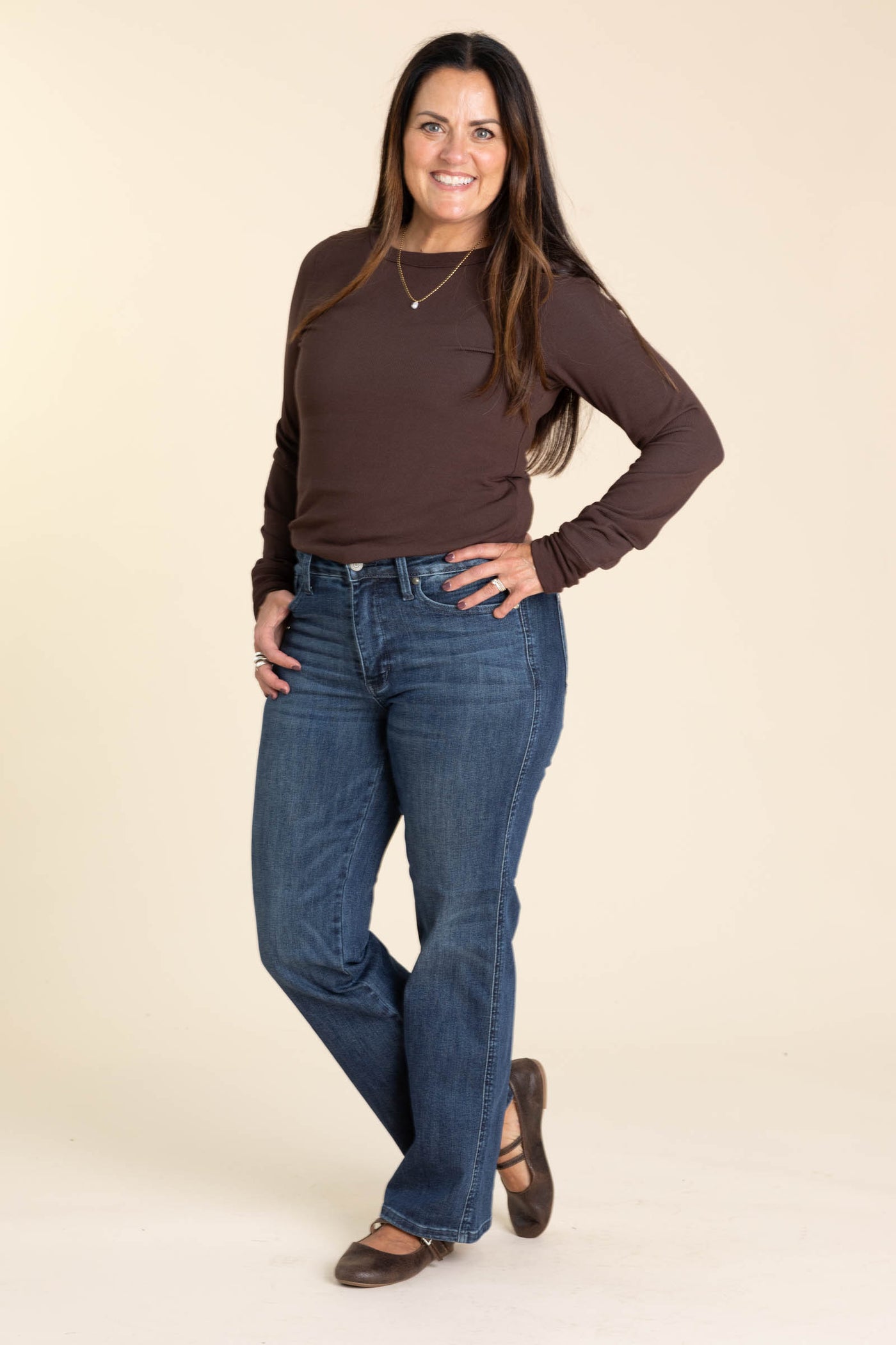 Judy Blue Petite Straight Tummy Control Classic