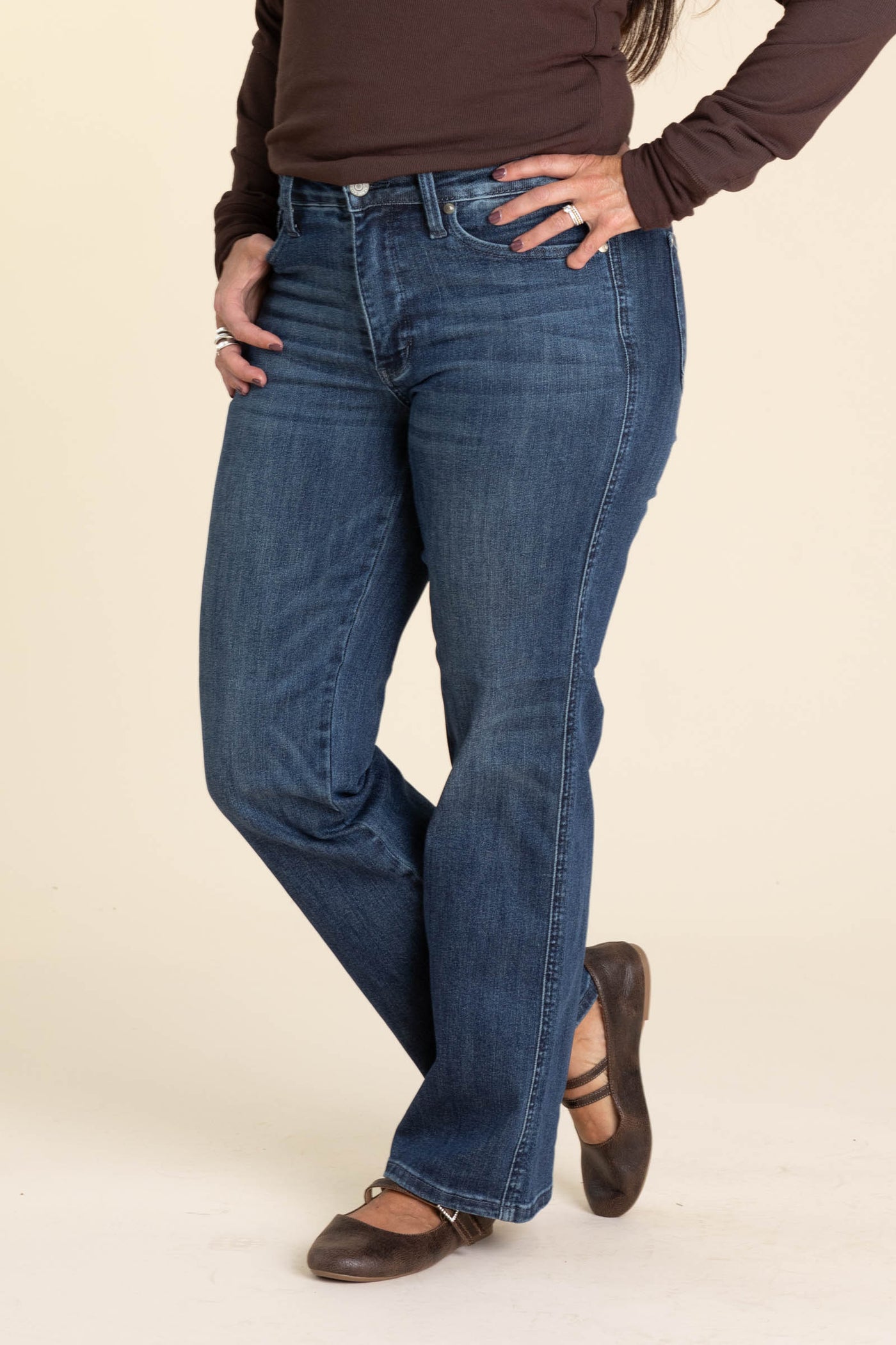 Judy Blue Petite Straight Tummy Control Classic