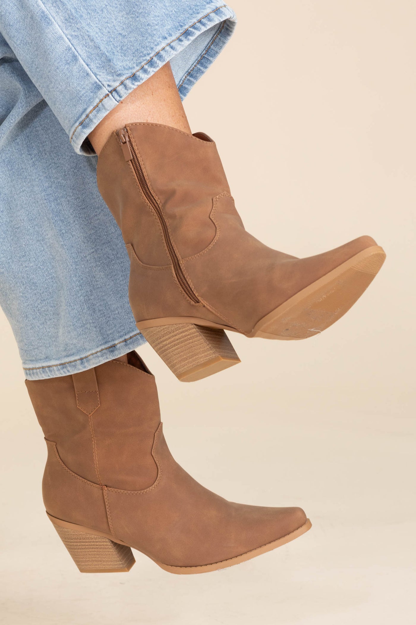 Western Cowboy Ankle Booties