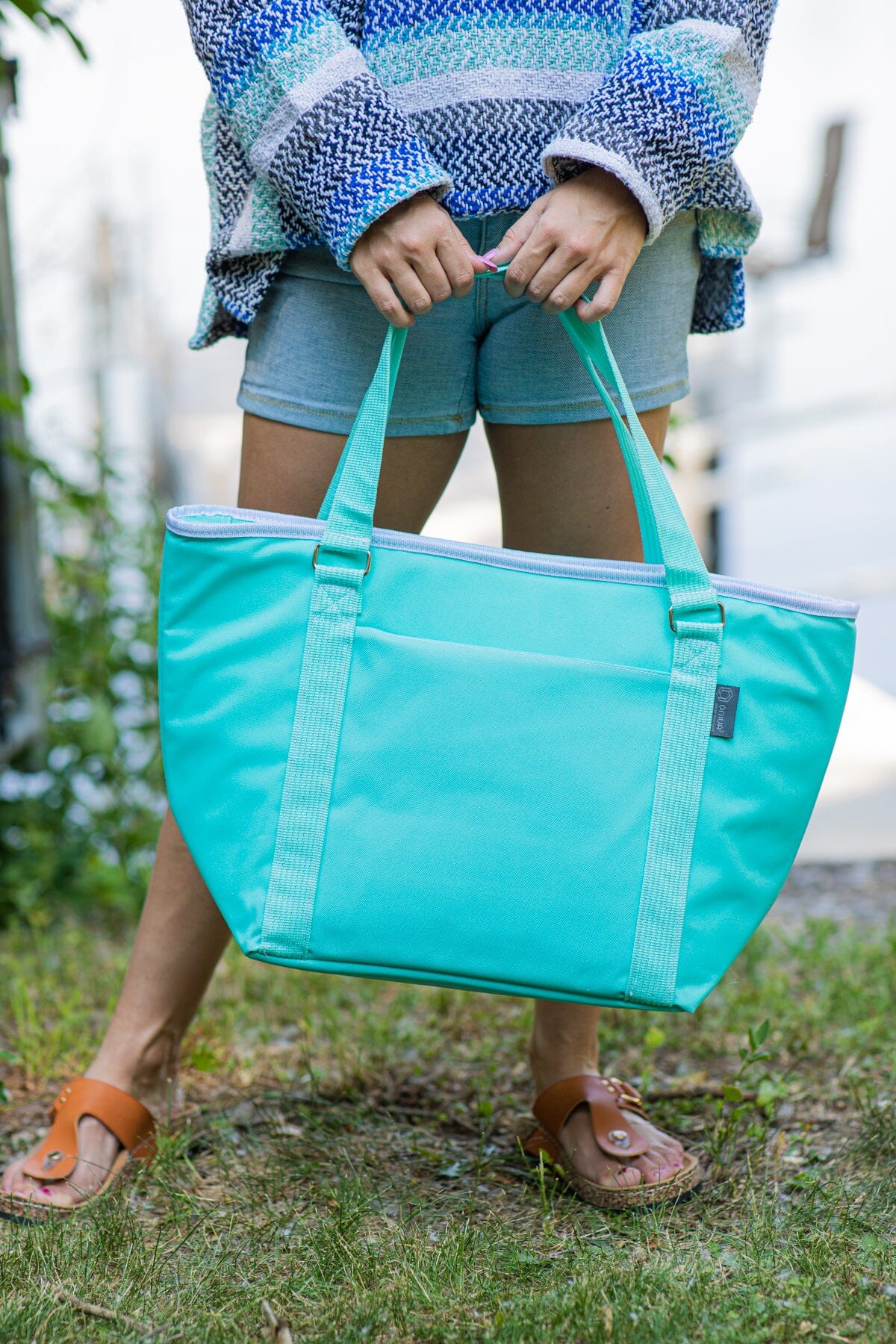 Turquoise Cooler Tote Bag - Filly Flair