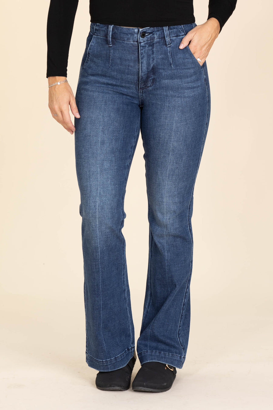 Judy Blue Dark Trouser Bootcut Jeans