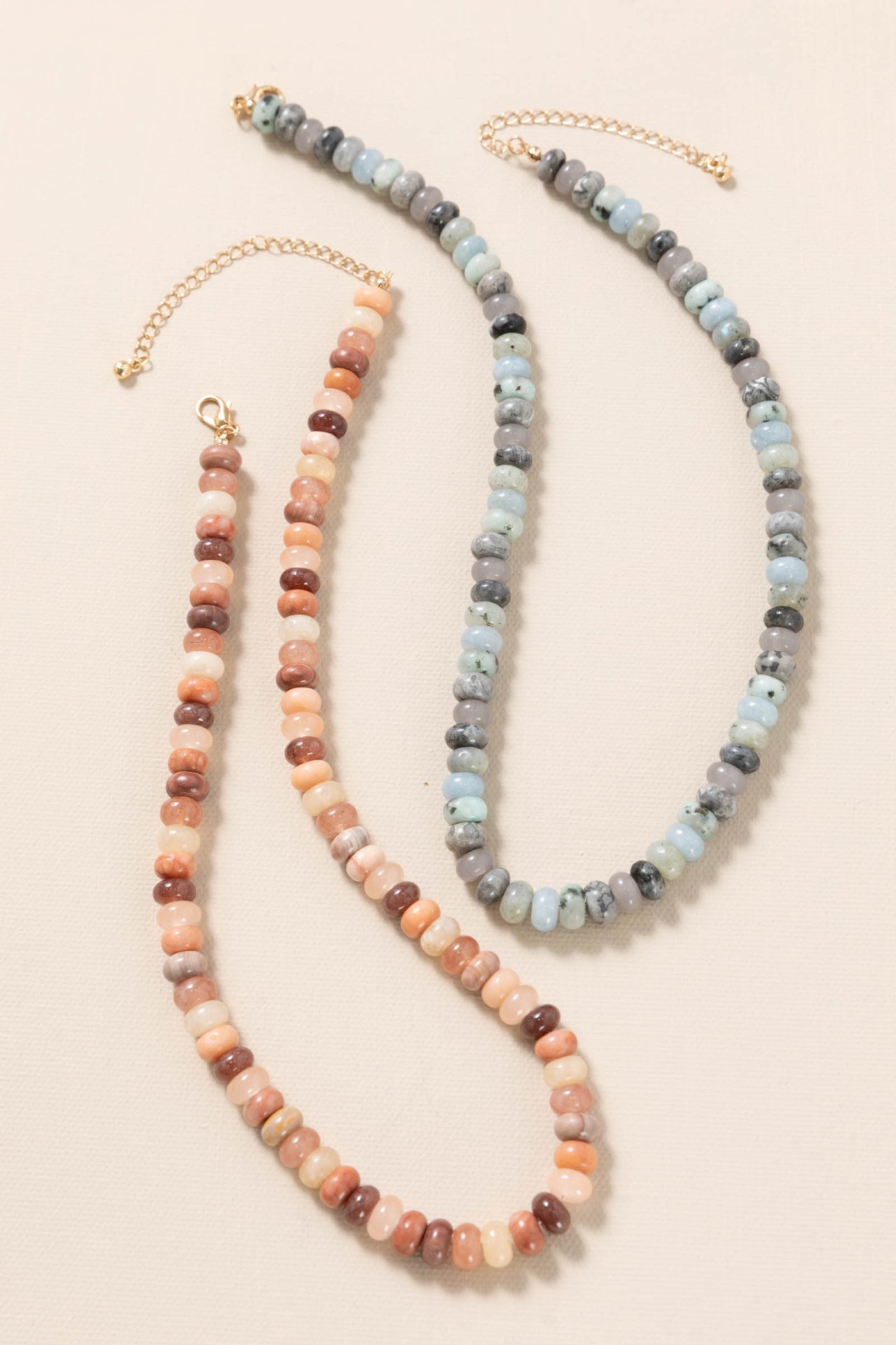 Multi Color Beaded Candy Necklaces