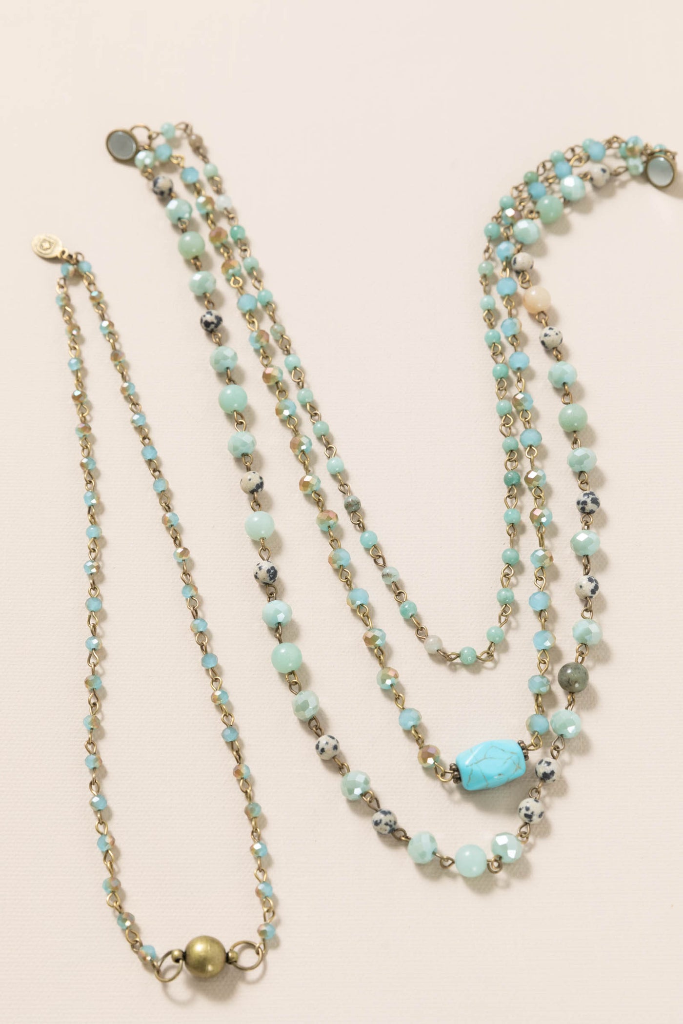 Magnetic Adjustable Layered Necklaces