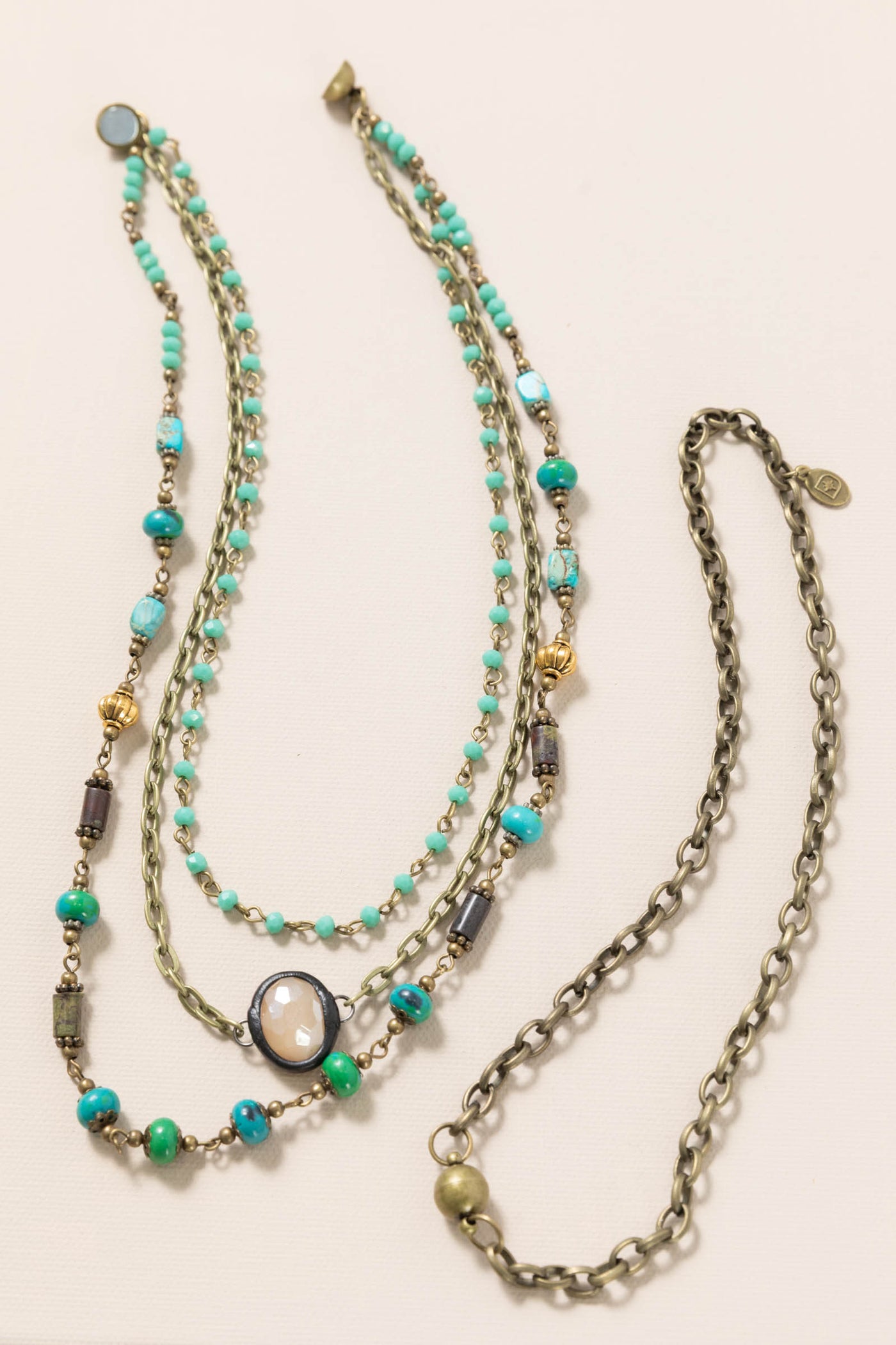 Magnetic Adjustable Layered Necklaces
