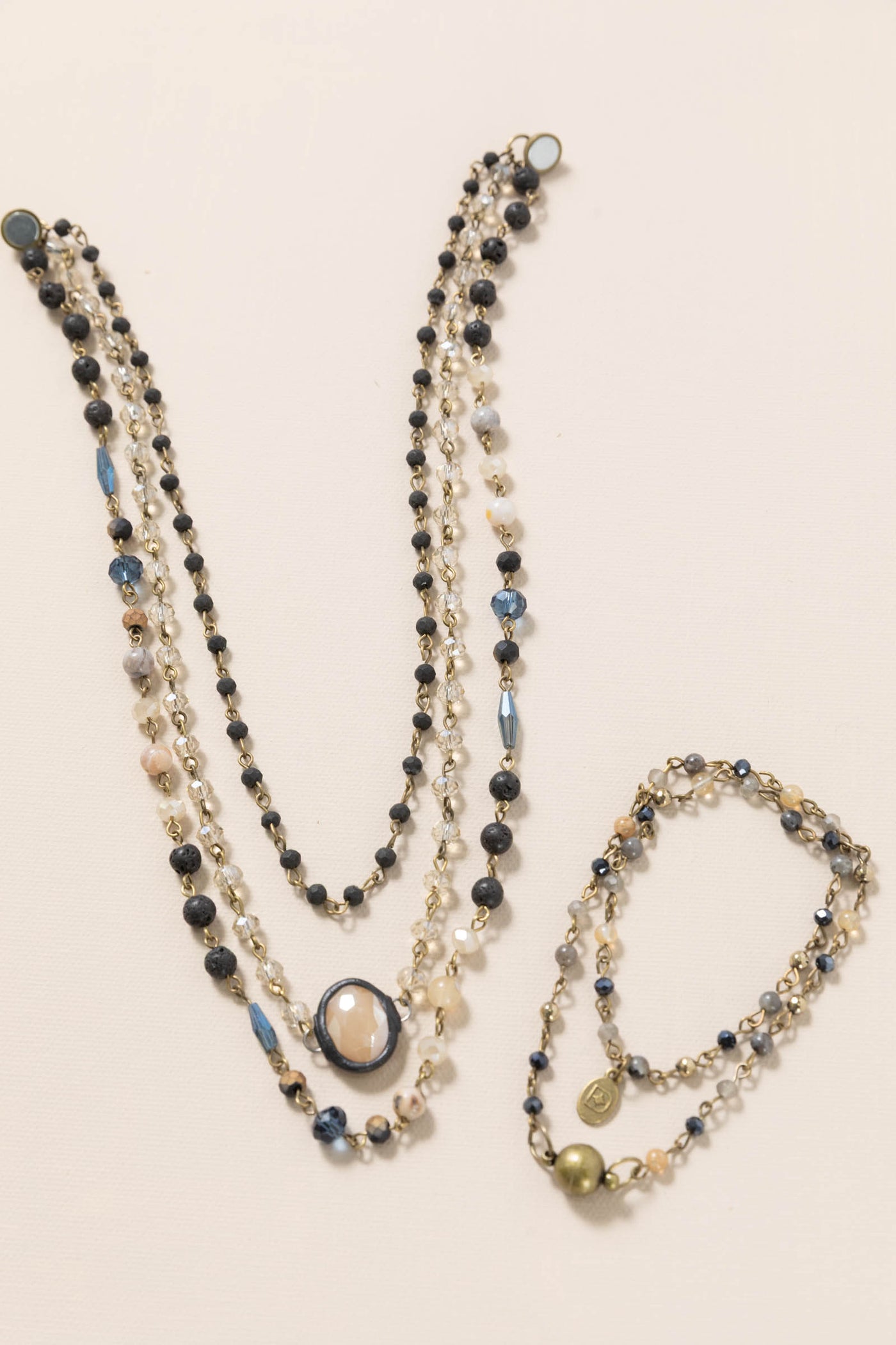 Magnetic Adjustable Layered Necklaces