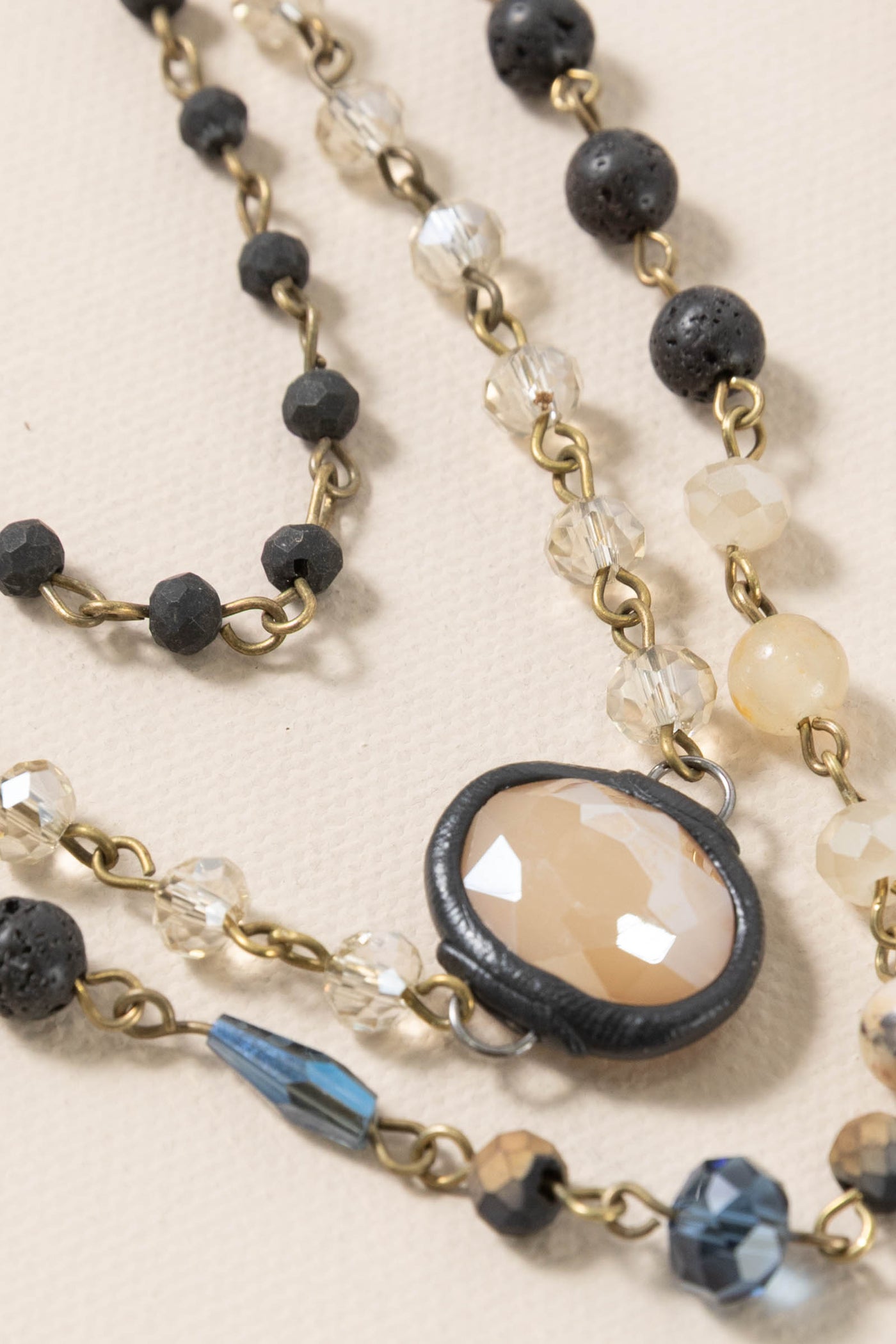 Magnetic Adjustable Layered Necklaces