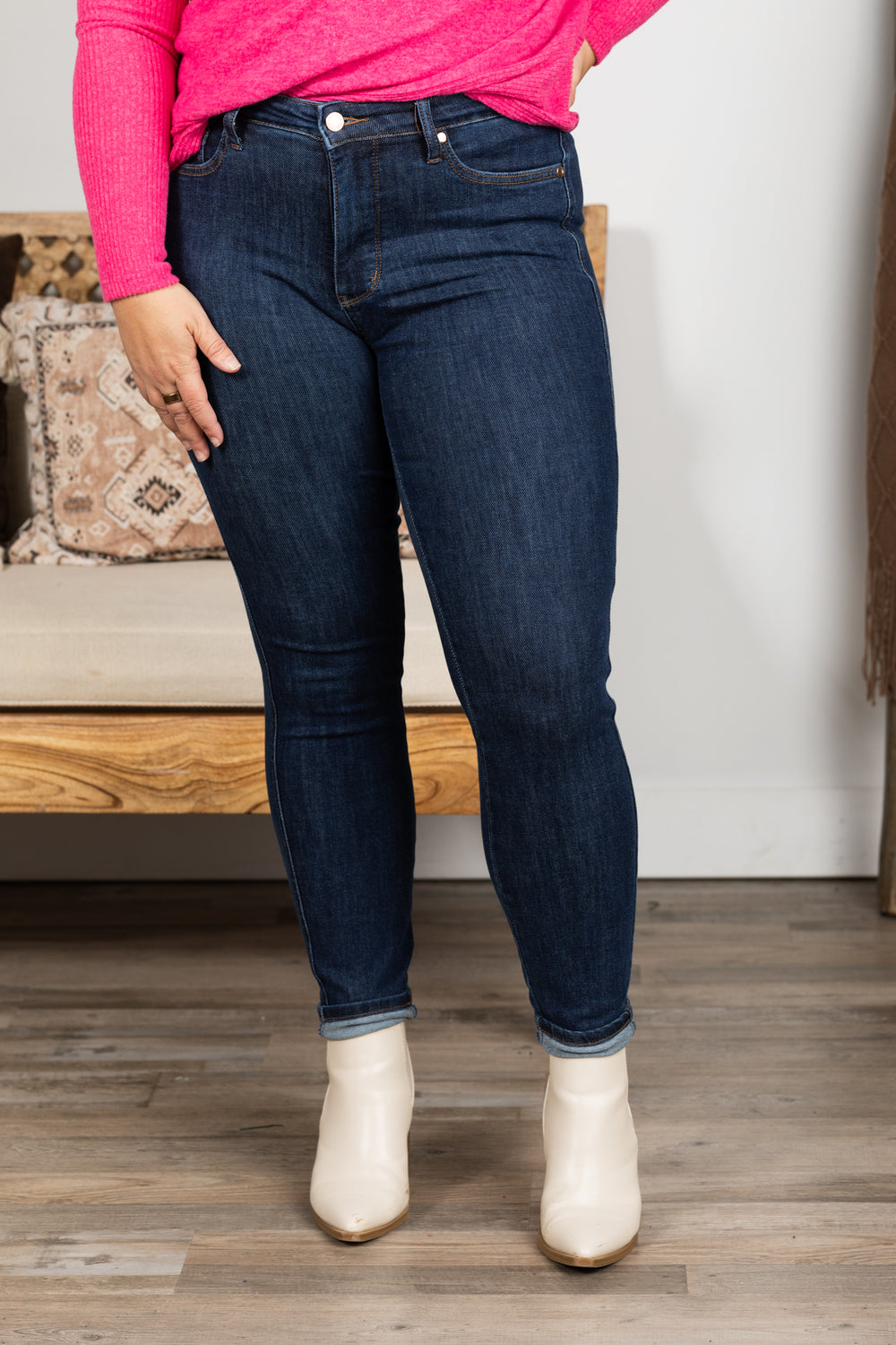 JB Tummy Control Vintage Wash Skinny