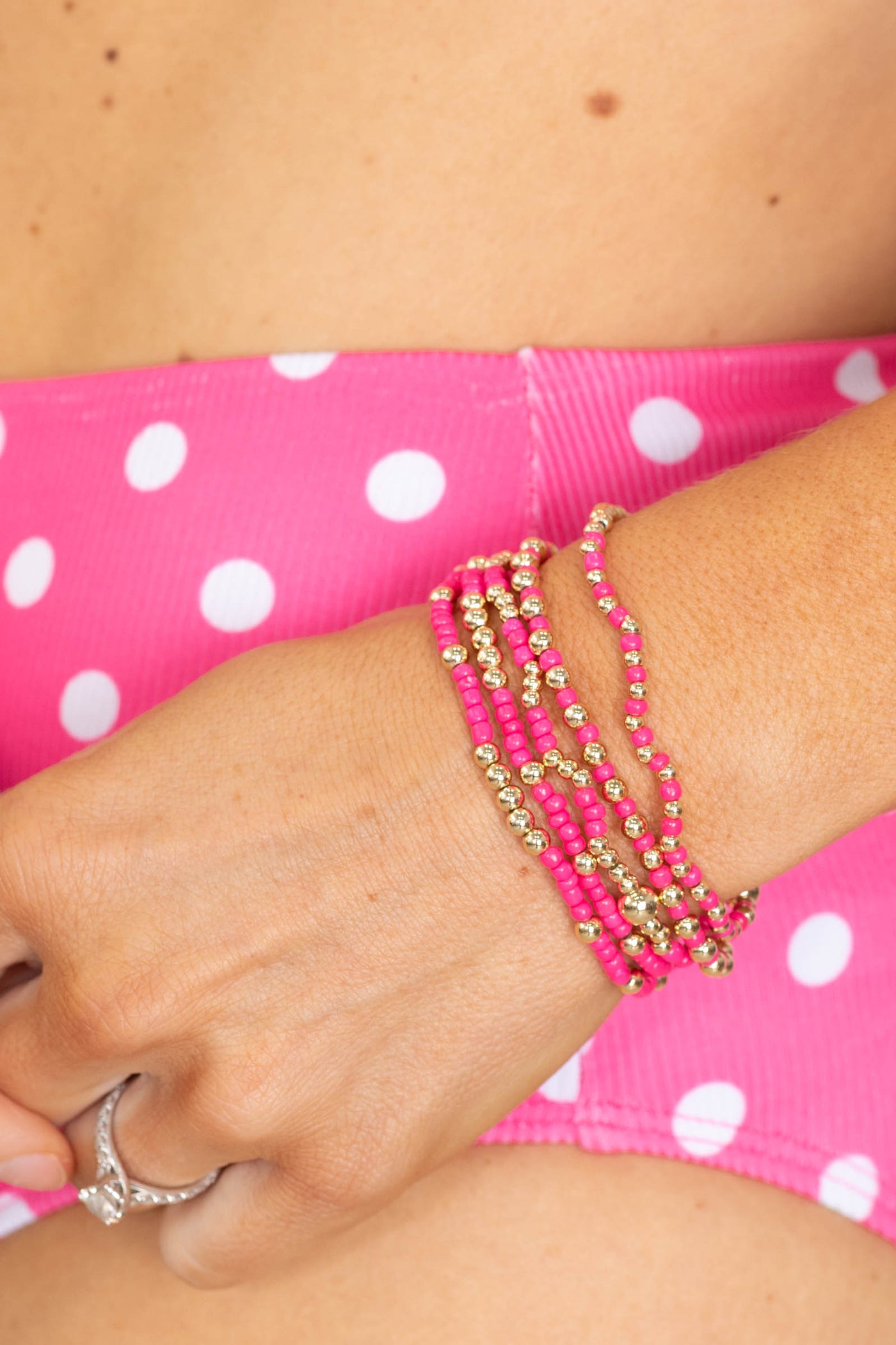 Layered Multiple Strands Bracelet Sets