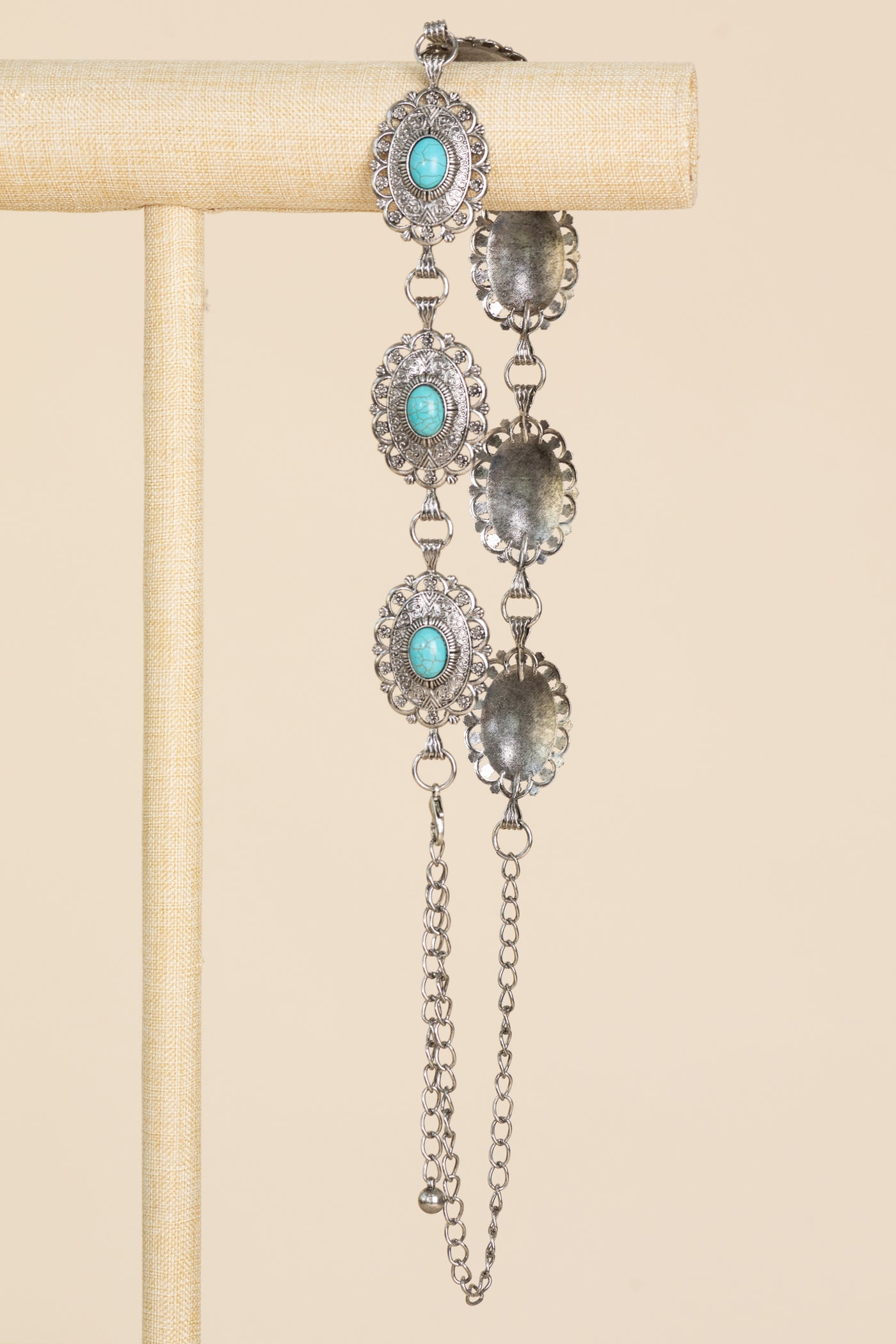 Vintage Turquoise Western Chain Belts