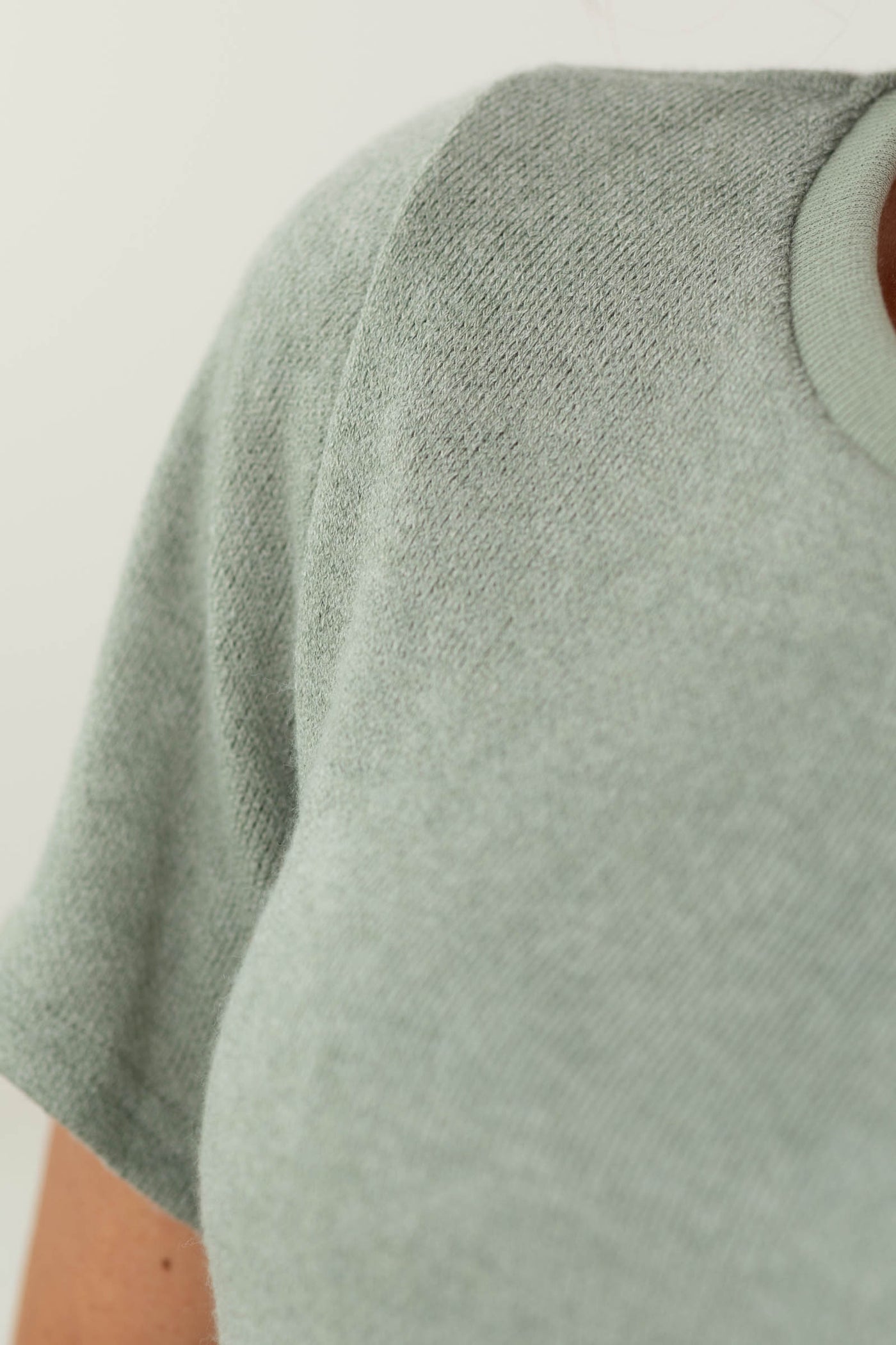 Sage Soft Knit Tee Shirt