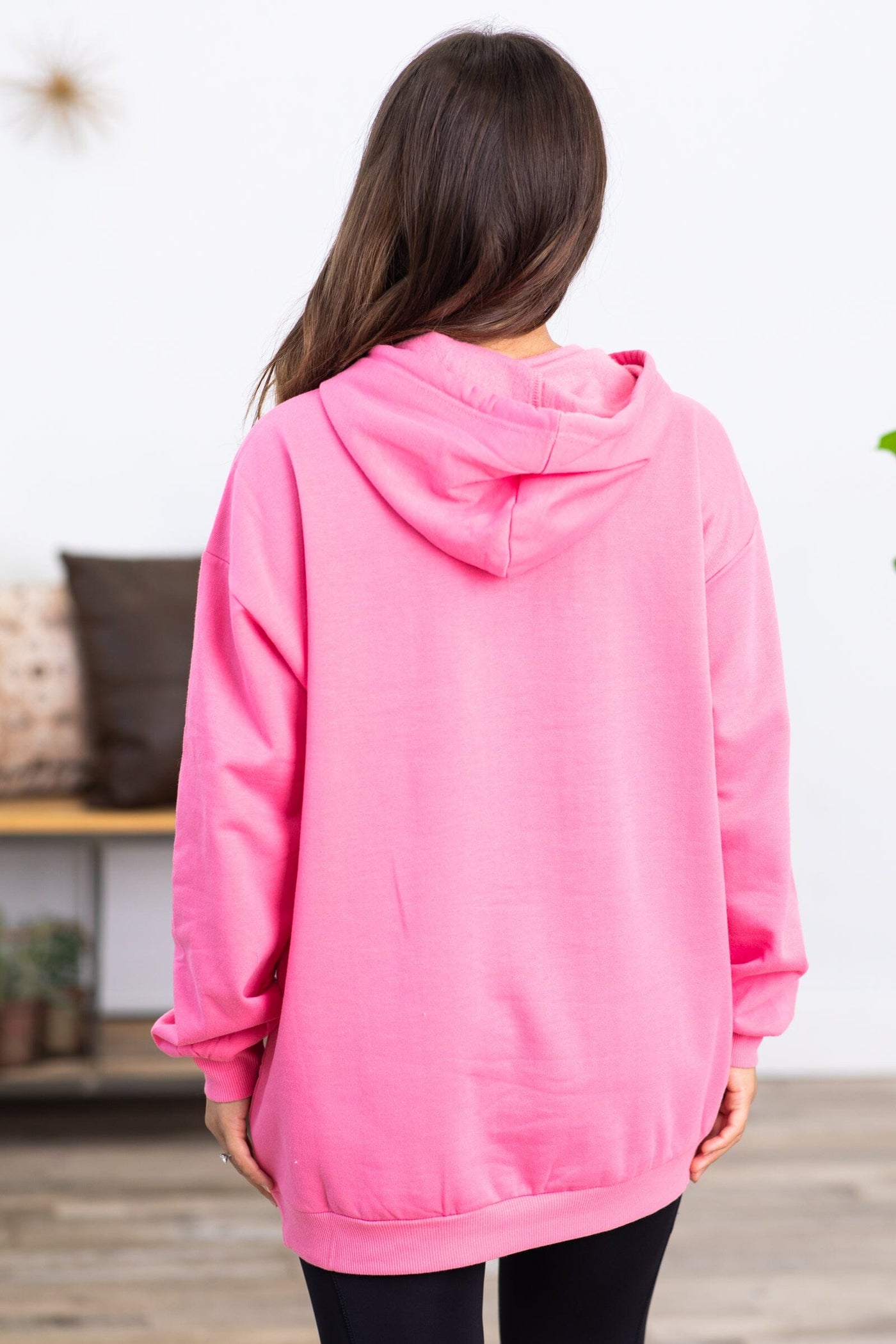 Pink Basic Hoodie - Filly Flair