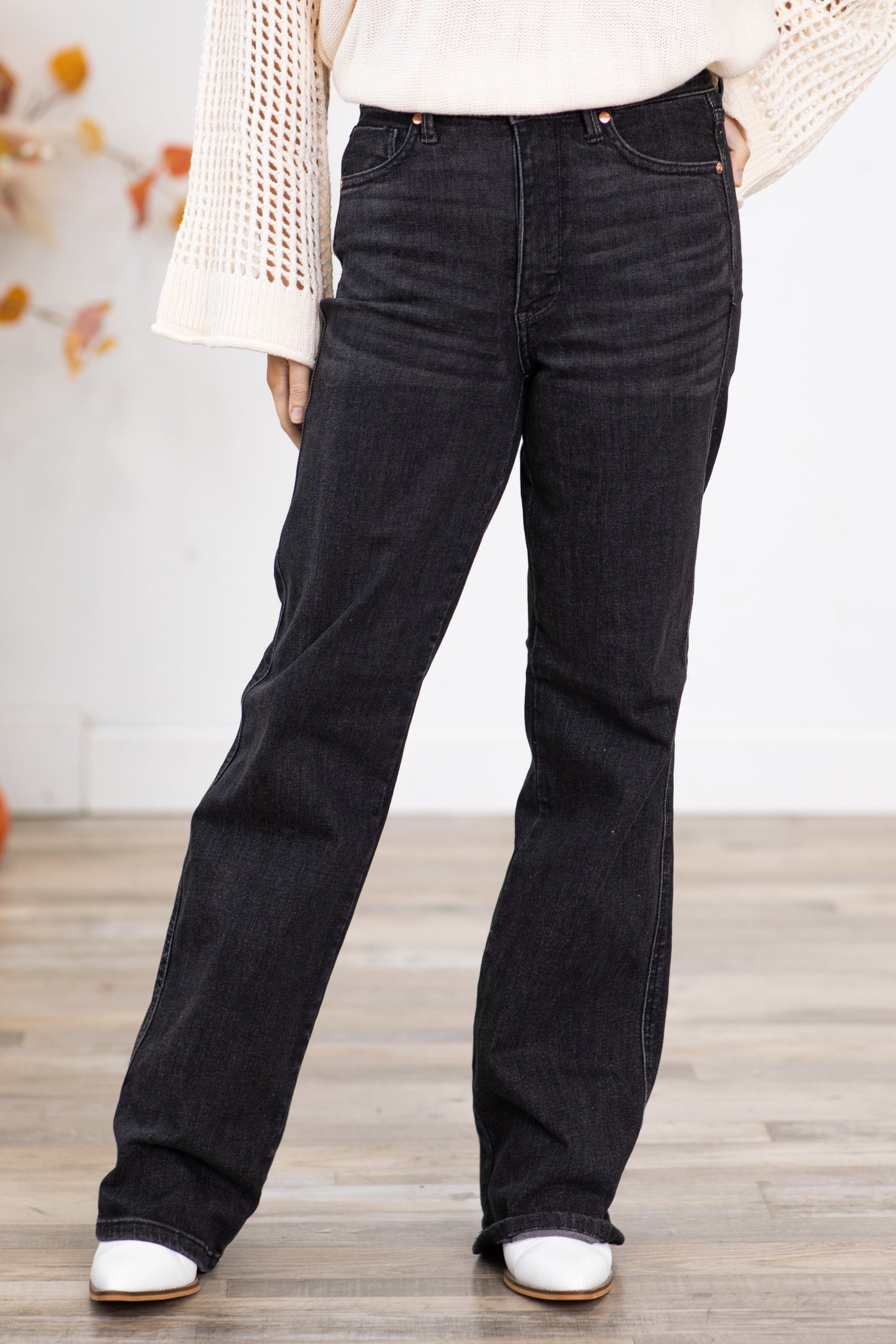 Judy Blue Washed Black Tummy Control Jeans · Filly Flair