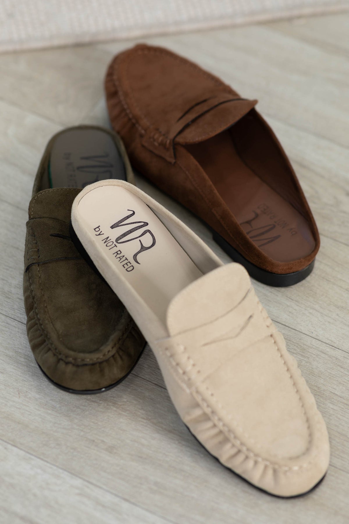Classic Suede Flat Slip On Loafer