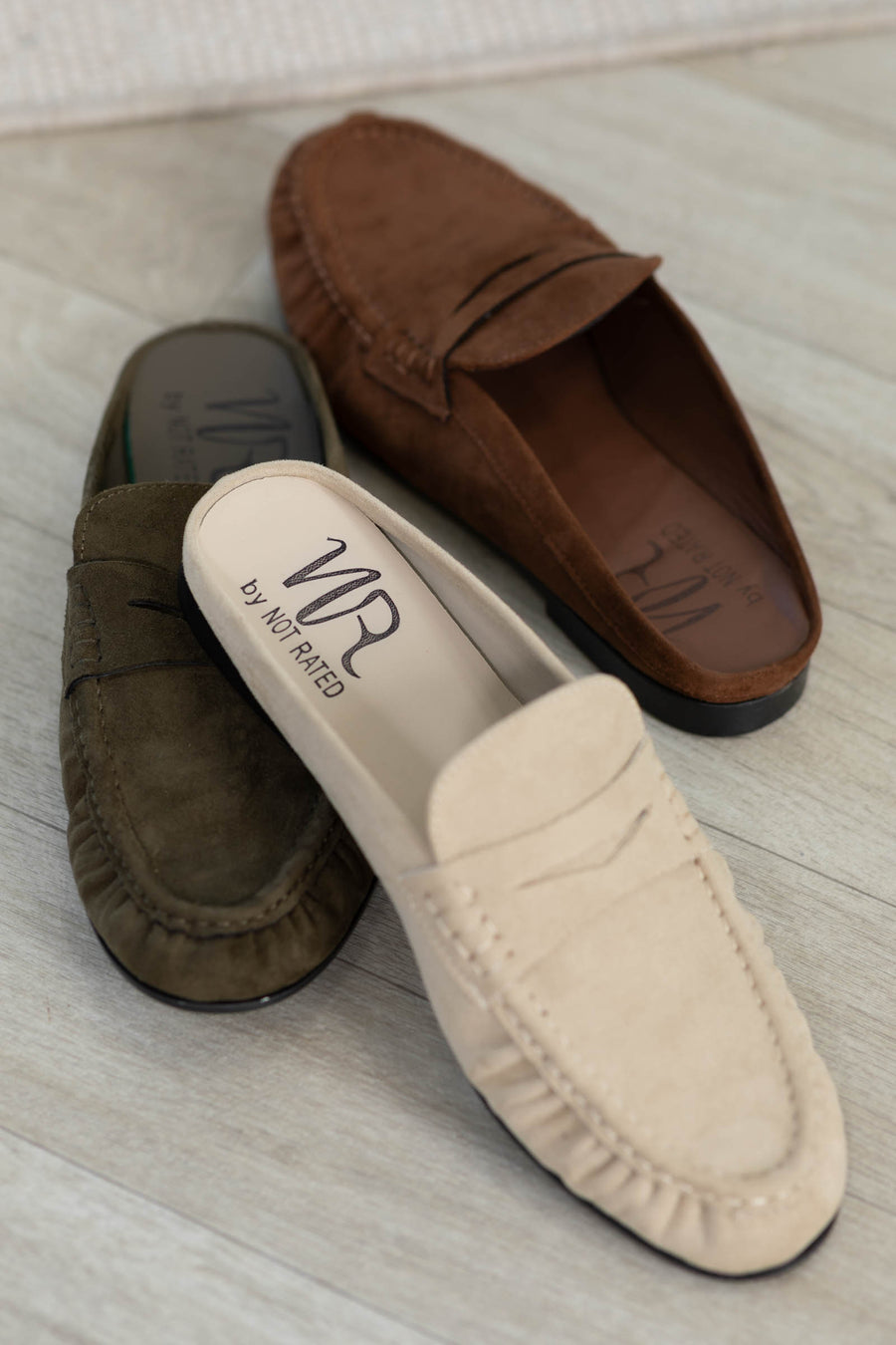 Classic Suede Flat Slip On Loafer