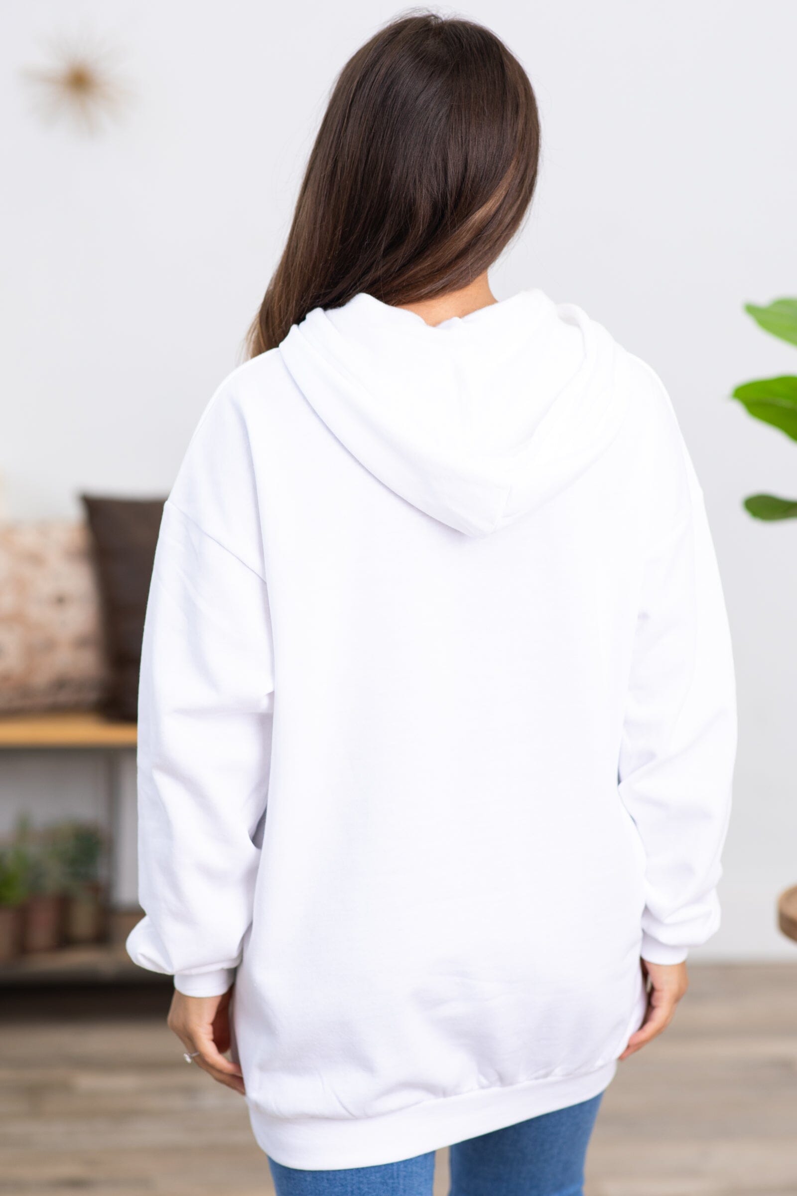 White Basic Hoodie - Filly Flair