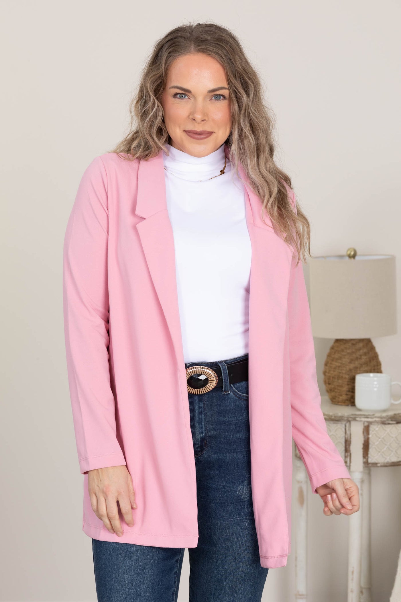 Pink Essential Everyday Blazer