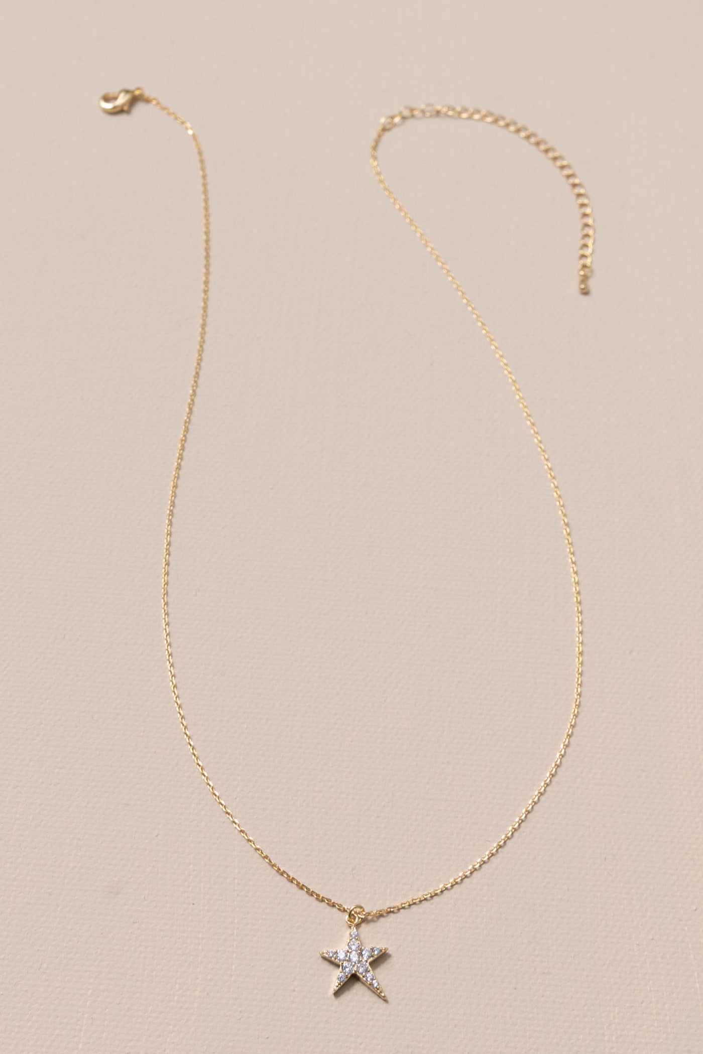A Star Is Born Pave Star Necklace