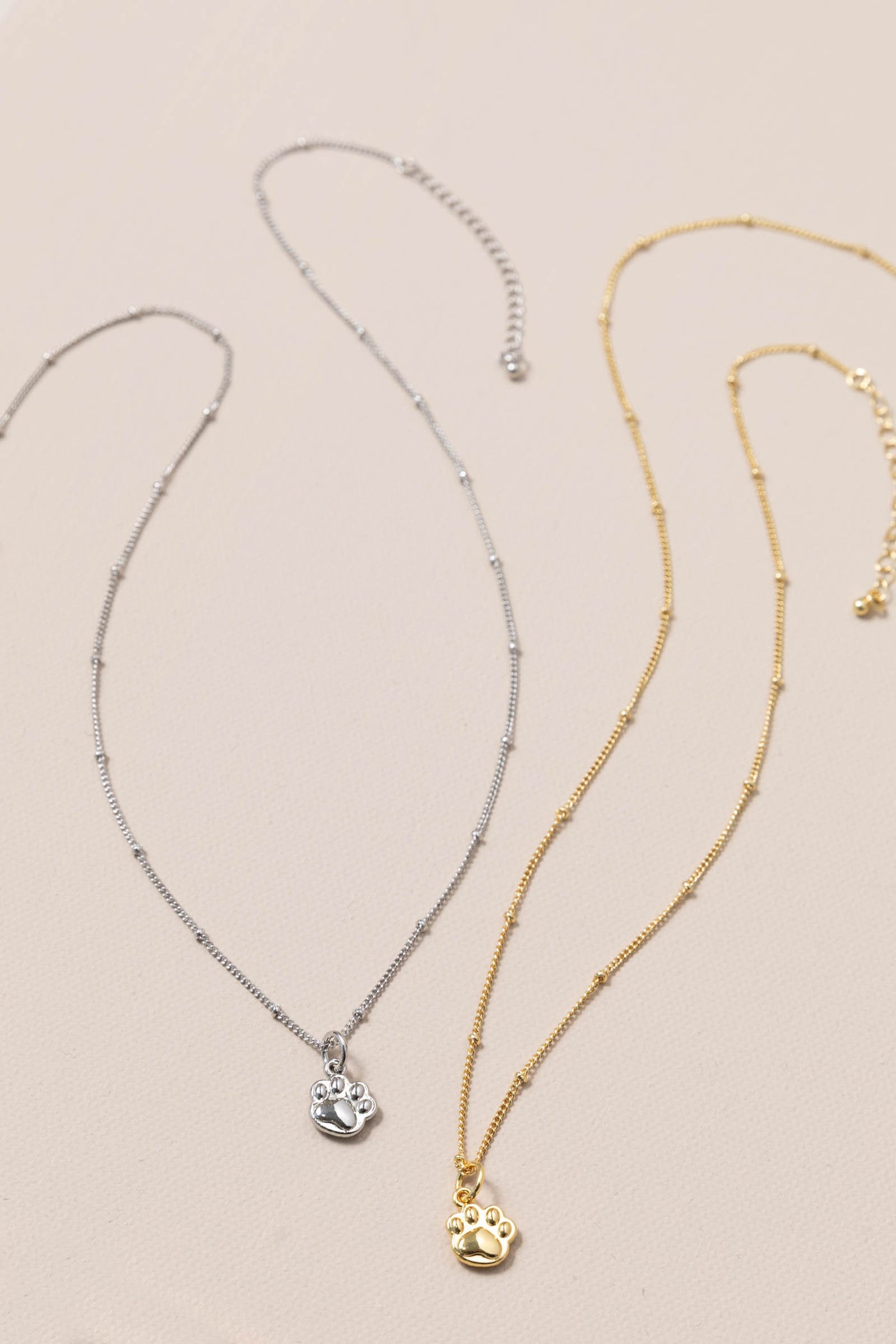 Puppy Paw Print Necklaces