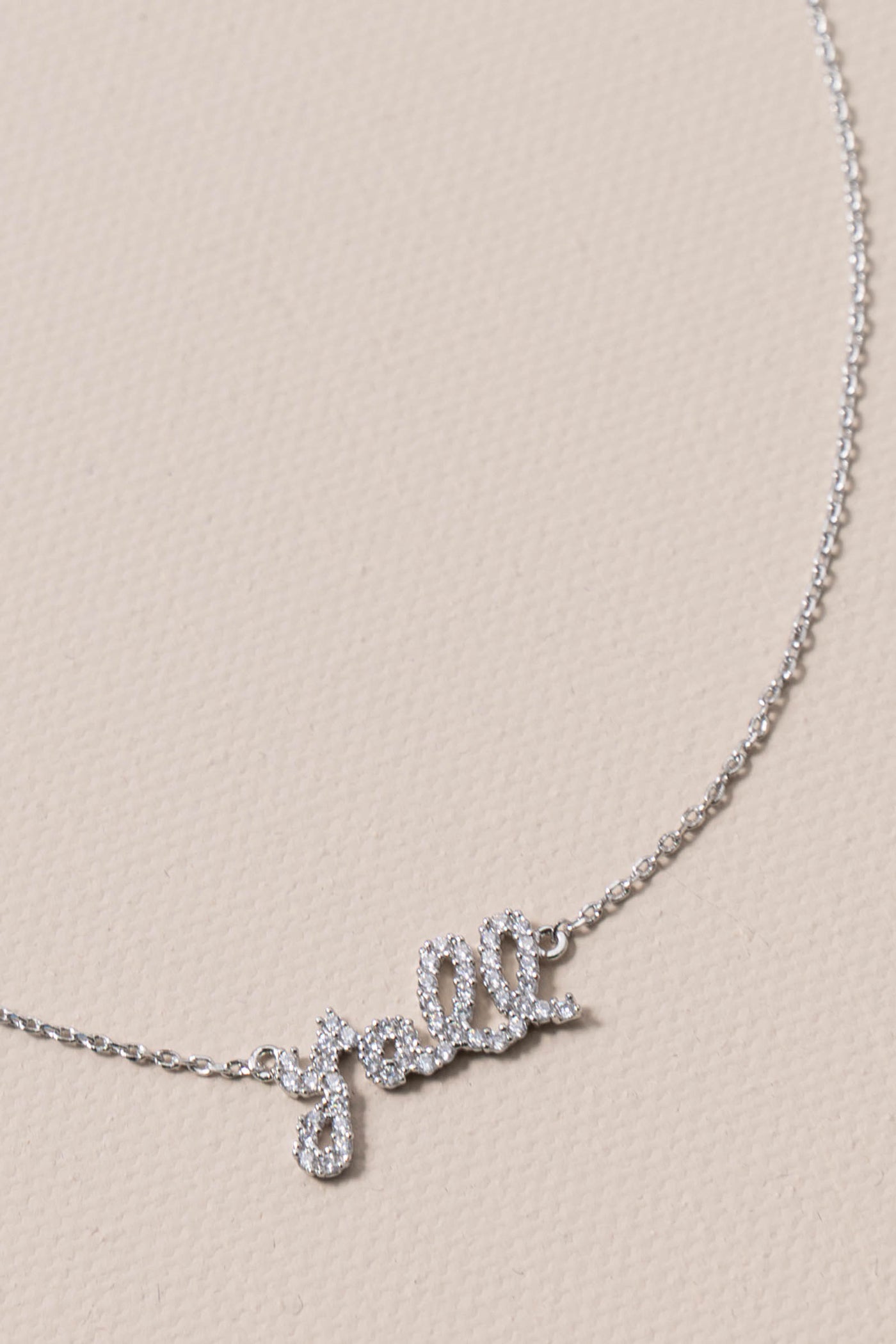 Western Y'all Pave Necklace