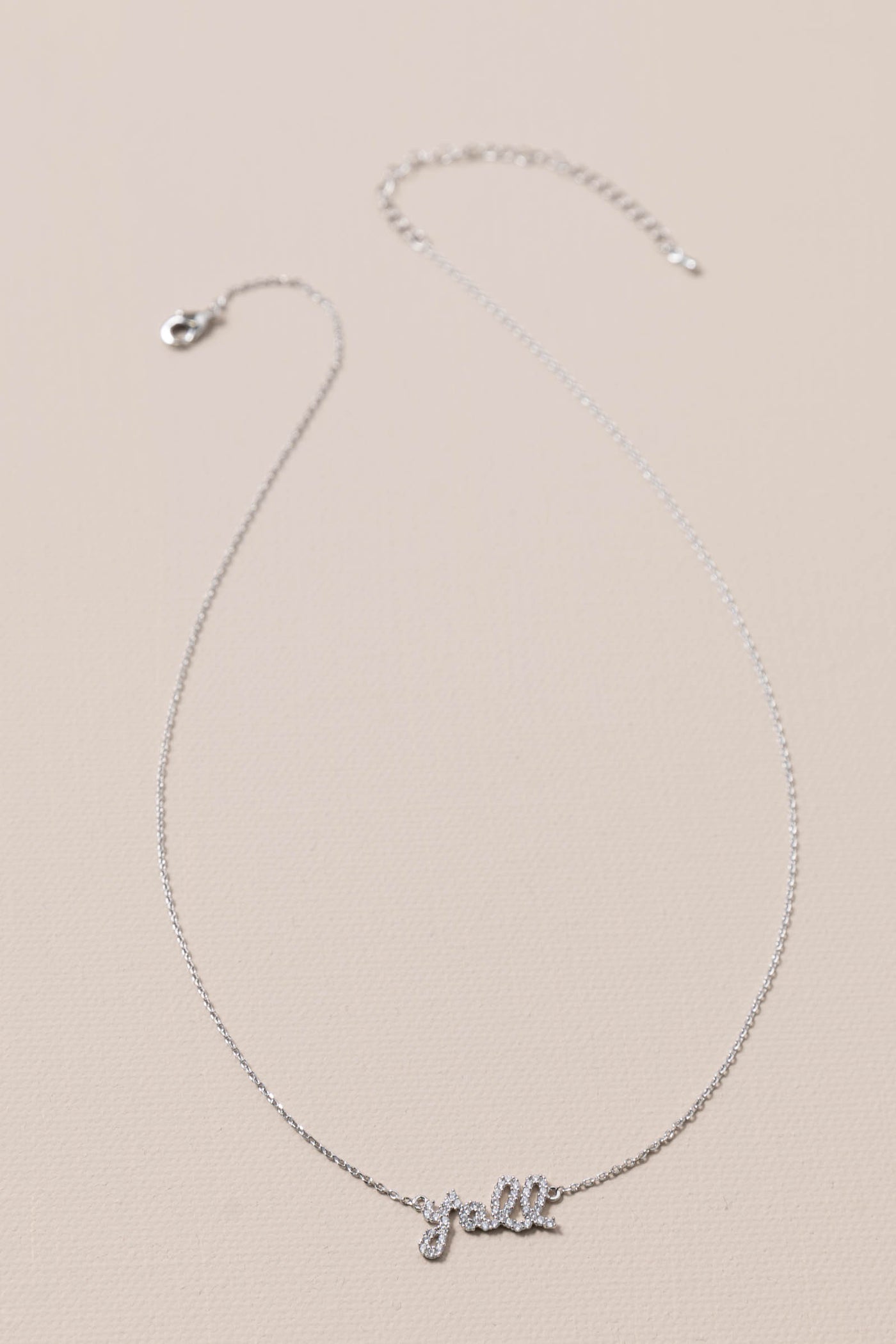 Western Y'all Pave Necklace
