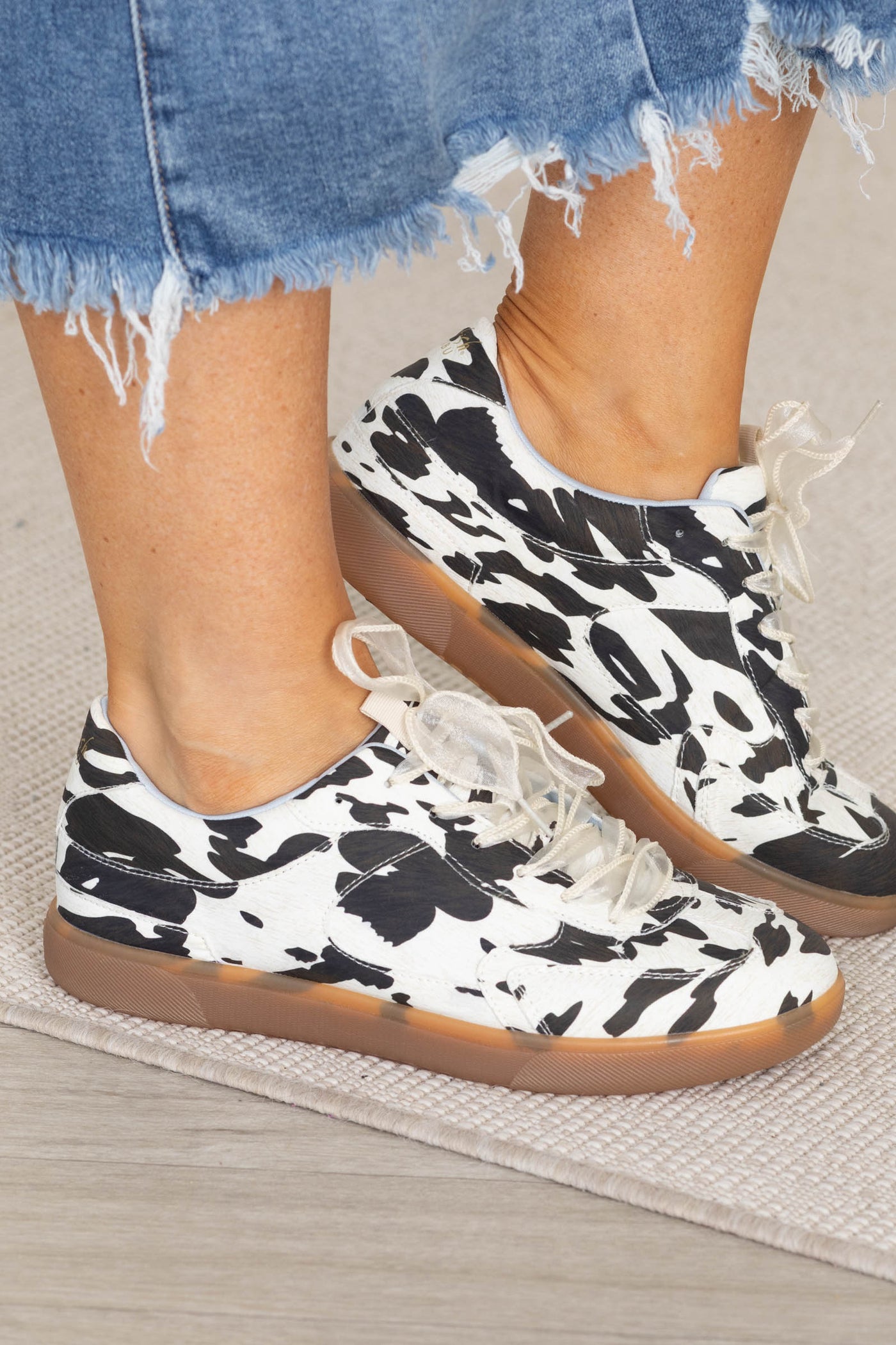 Blowfish Brown And Cream Lace Up Sneakers