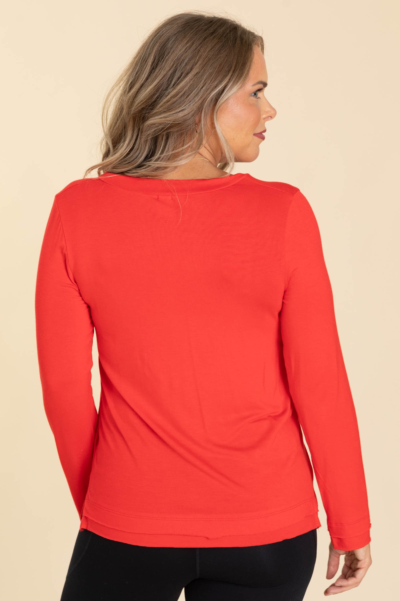 Relaxed Fit Casual V-Neck Long Sleeve Knit Tops