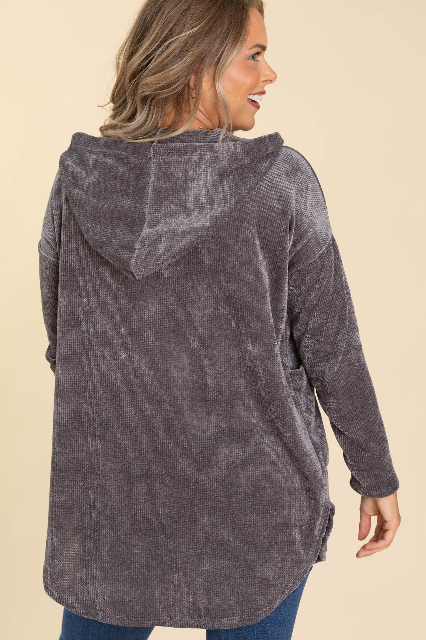 Soft Chenille Velvet Hoodie Cardigans